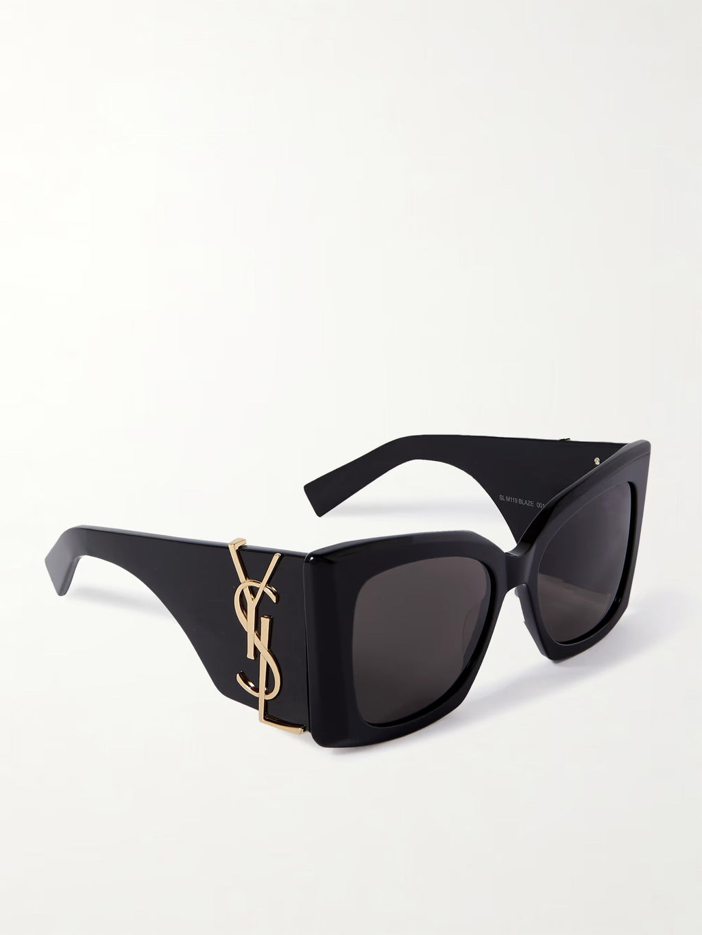 YSL SL M119F BLAZE OVERSIZES CAT-EYE SUNGLASSES