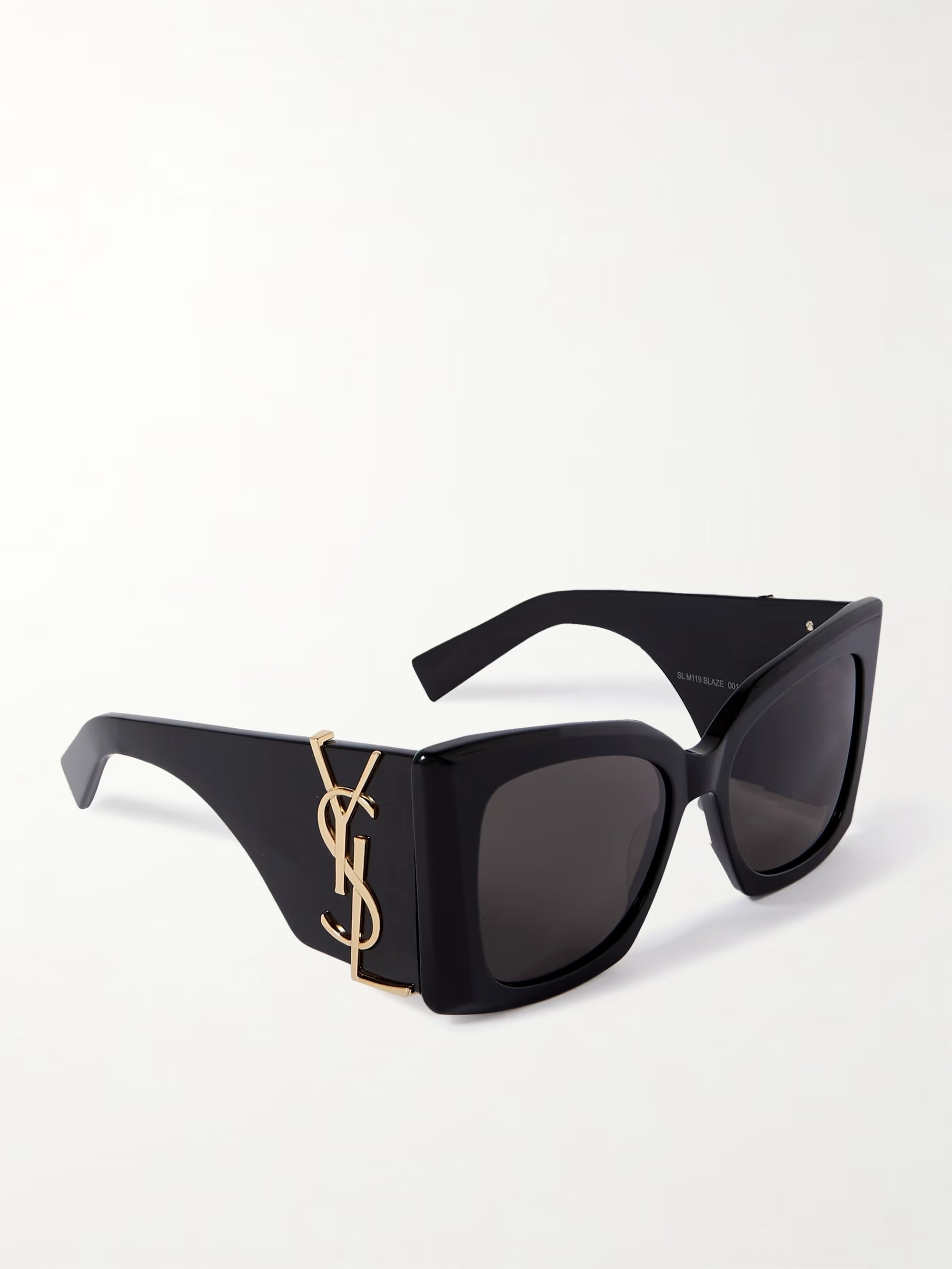 YSL SL M119F BLAZE OVERSIZES CAT-EYE SUNGLASSES