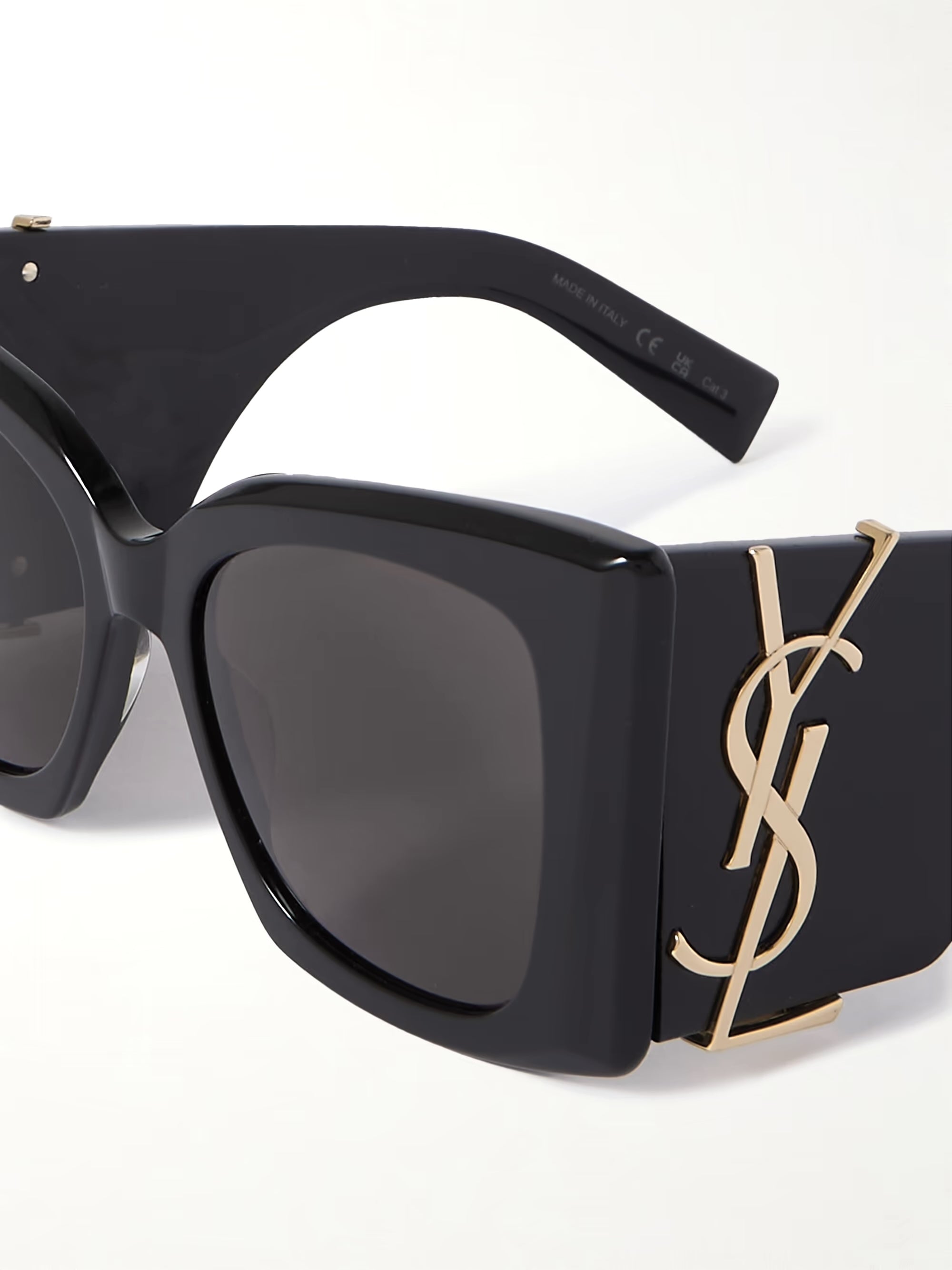YSL SL M119F BLAZE OVERSIZES CAT-EYE SUNGLASSES