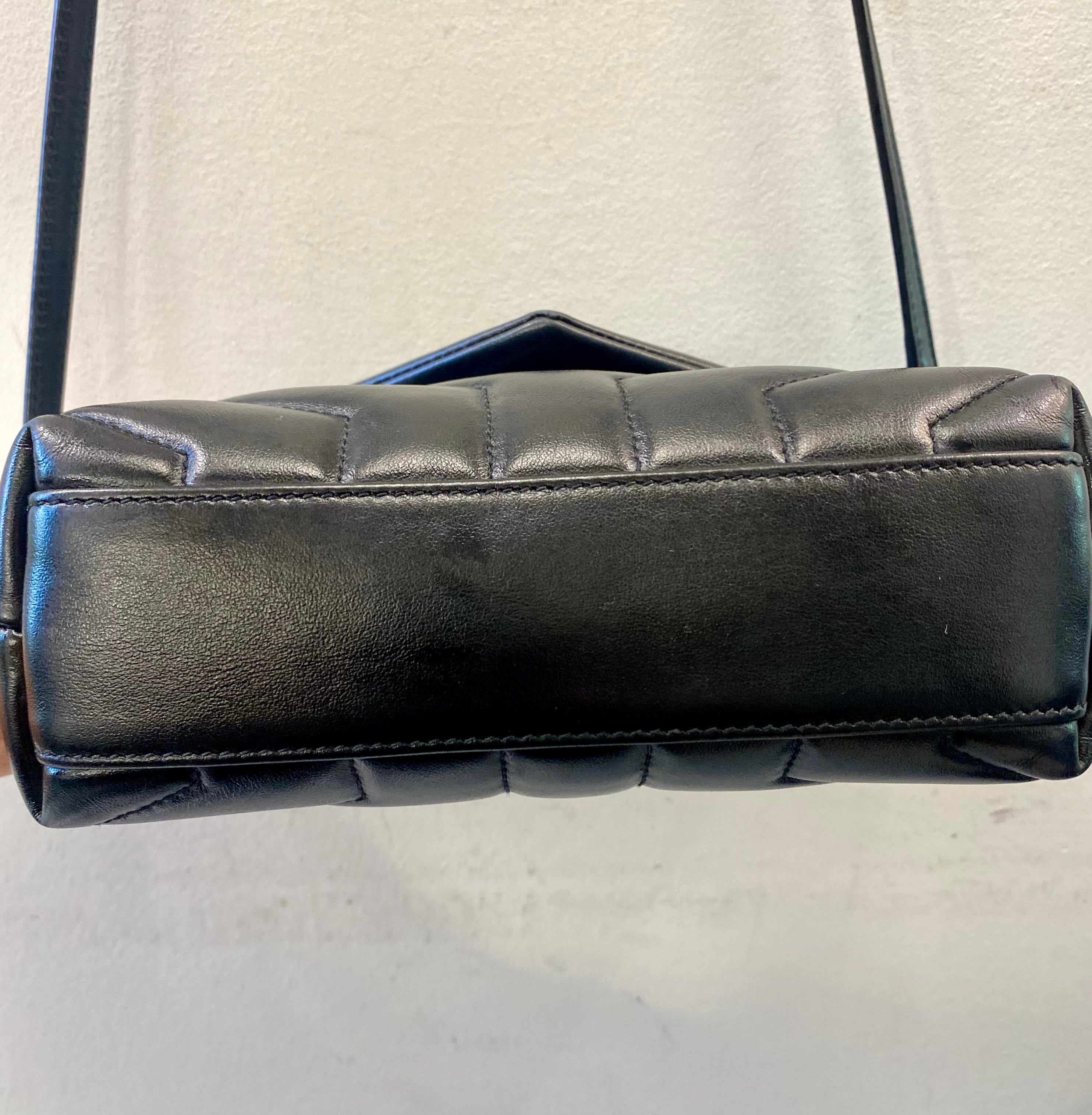 YSL QUILTED Y CALFSKIN LOULOU TOY SHOULDER BAG