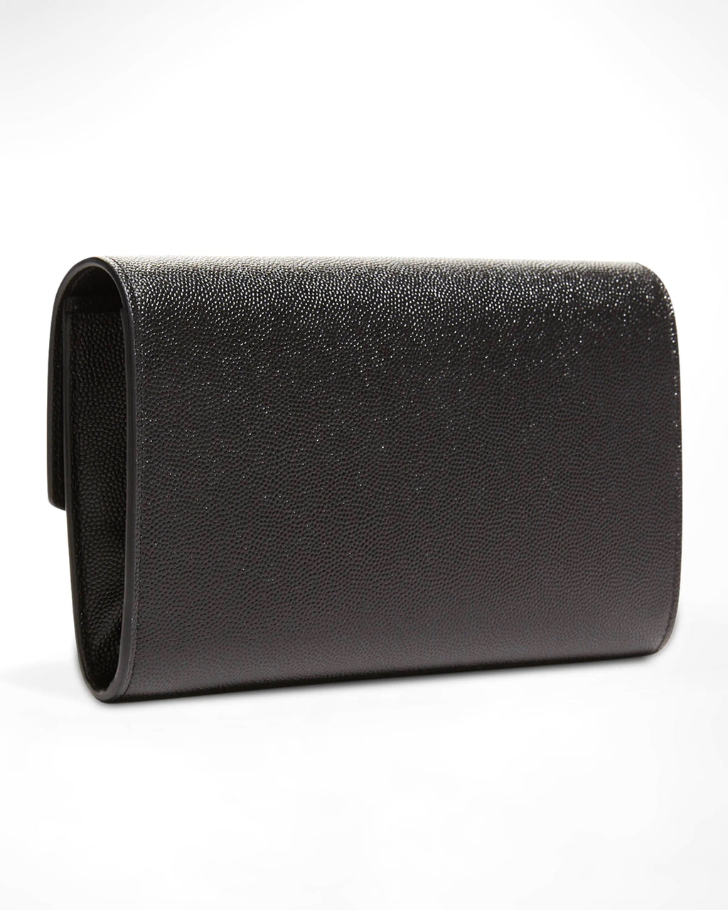 YSL GRAIN DE POUDRE LEATHER UPTOWN WALLET ON CHAIN