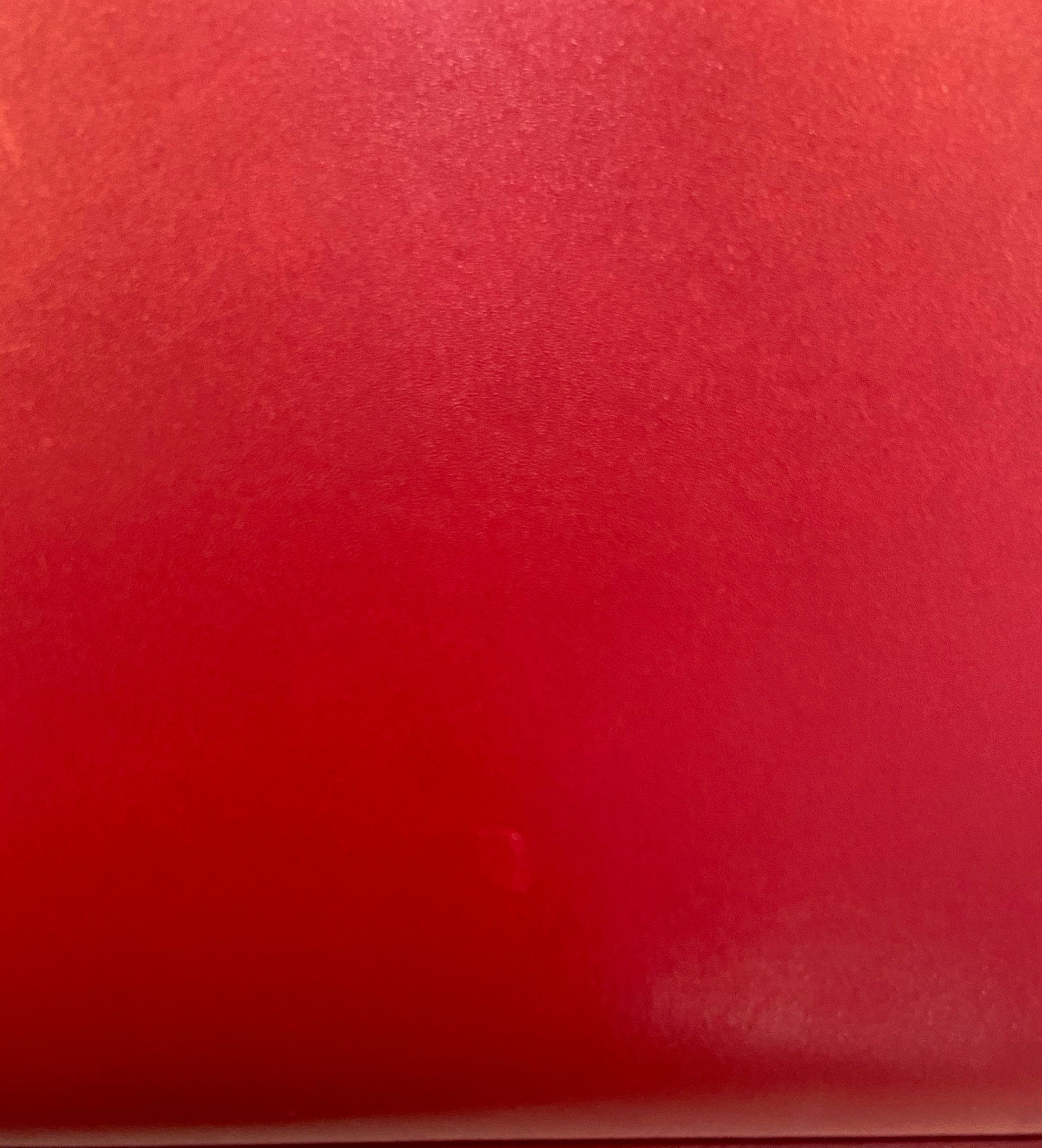 YVES SAINT LAURENT KATE LEATHER CLUTCH BAG ROUGE