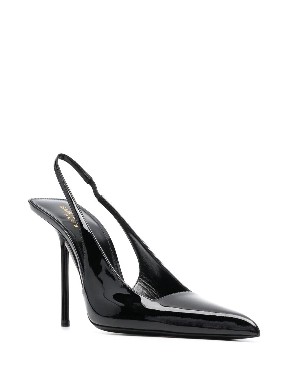 YSL KISS PATENT LEATHER SLINGBACK PUMPS