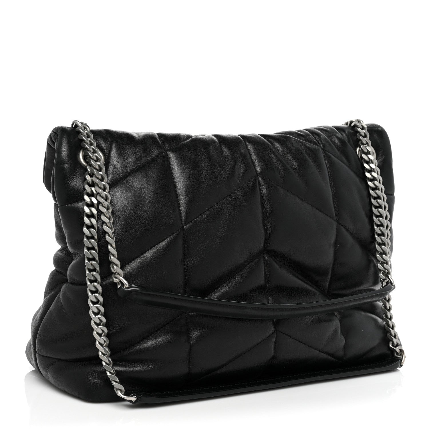 YSL PUFFER LOULOU MEDIUM CHAIN BAG IN QUILTED LAMBSKIN