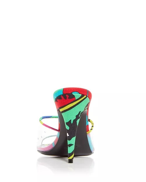 YSL LOLITA TRANSPARENT MULES SANDALS