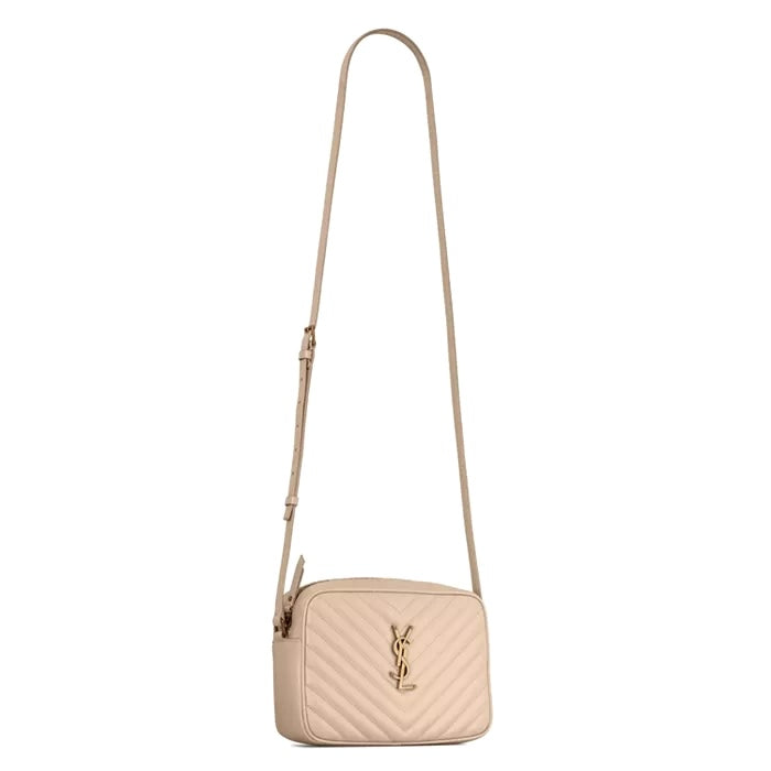 YSL QUILTED CALFSKIN LOU CAMERA CROSSBODY BAG
