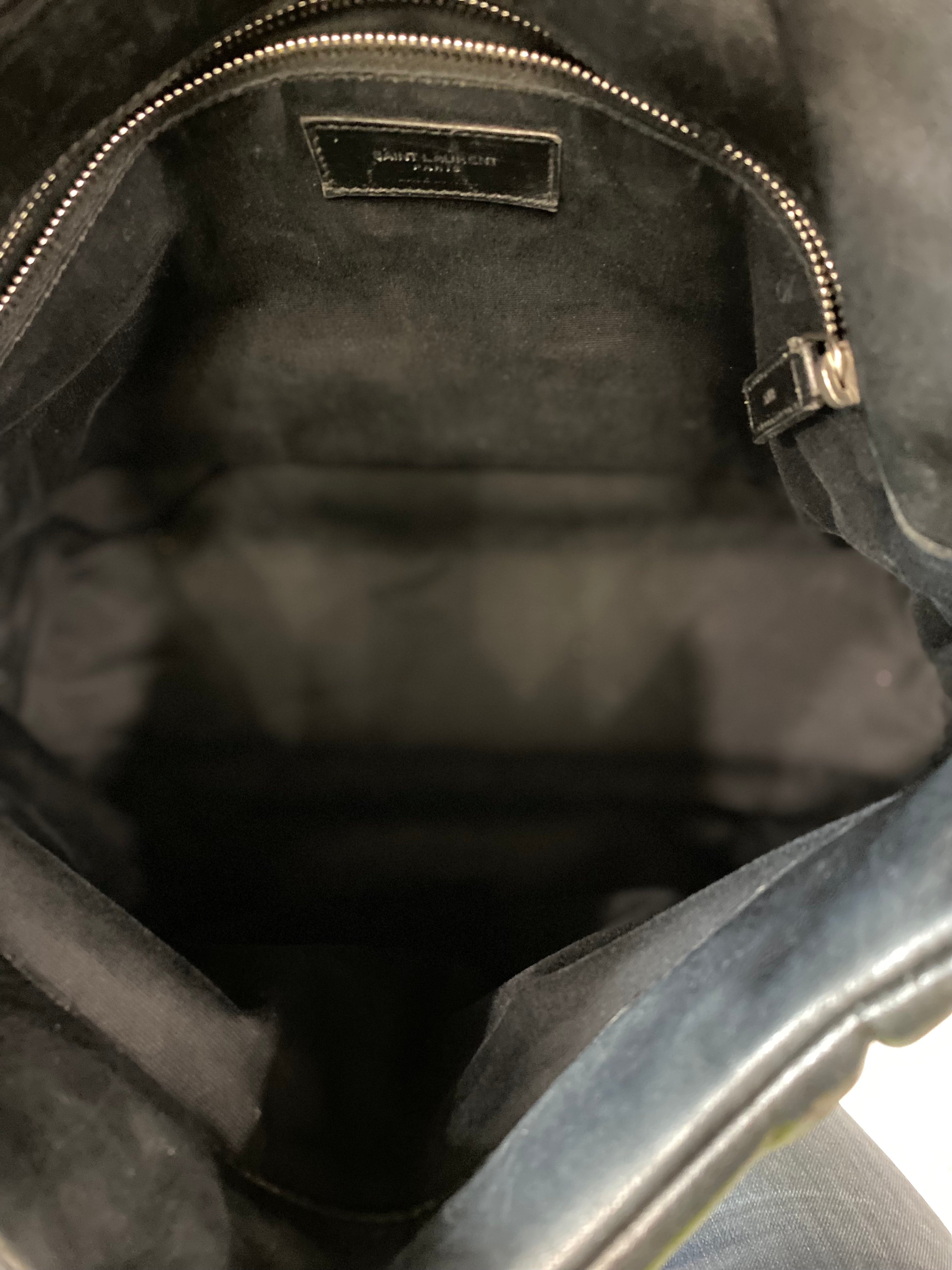 YSL PUFFER LOULOU MEDIUM CHAIN BAG IN QUILTED LAMBSKIN