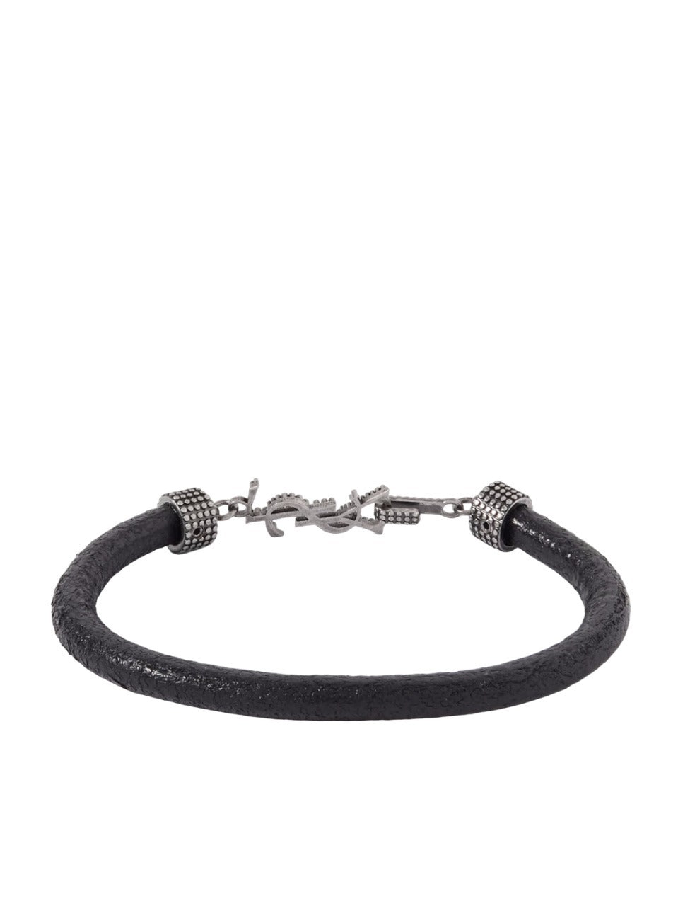 YSL OPYUM EMBELLISHED LEATHER BRACELET