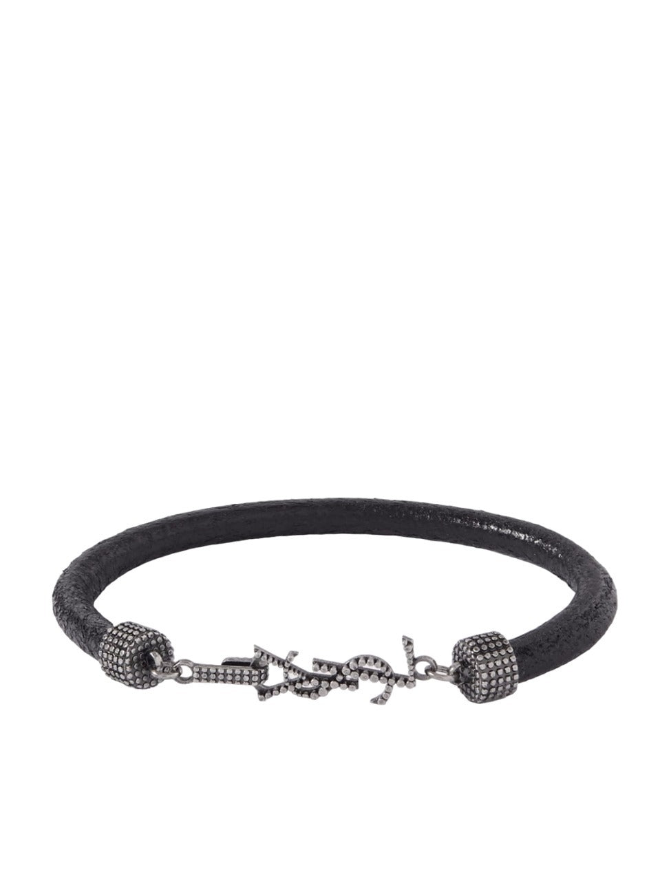 YSL OPYUM EMBELLISHED LEATHER BRACELET