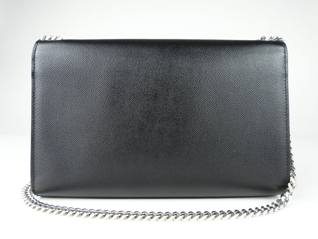 Saint Laurent Black Medium Kate Chain Bag