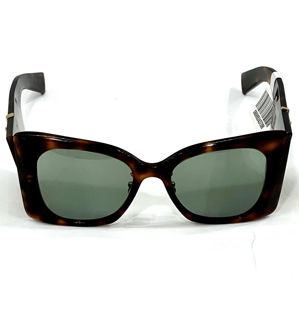 YSL BLAZE OVERSIZED CAT-EYE TORTOISESHELL SUNGLASSES
