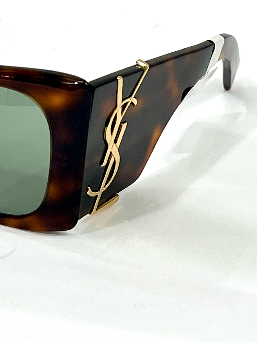 YSL BLAZE OVERSIZED CAT-EYE TORTOISESHELL SUNGLASSES