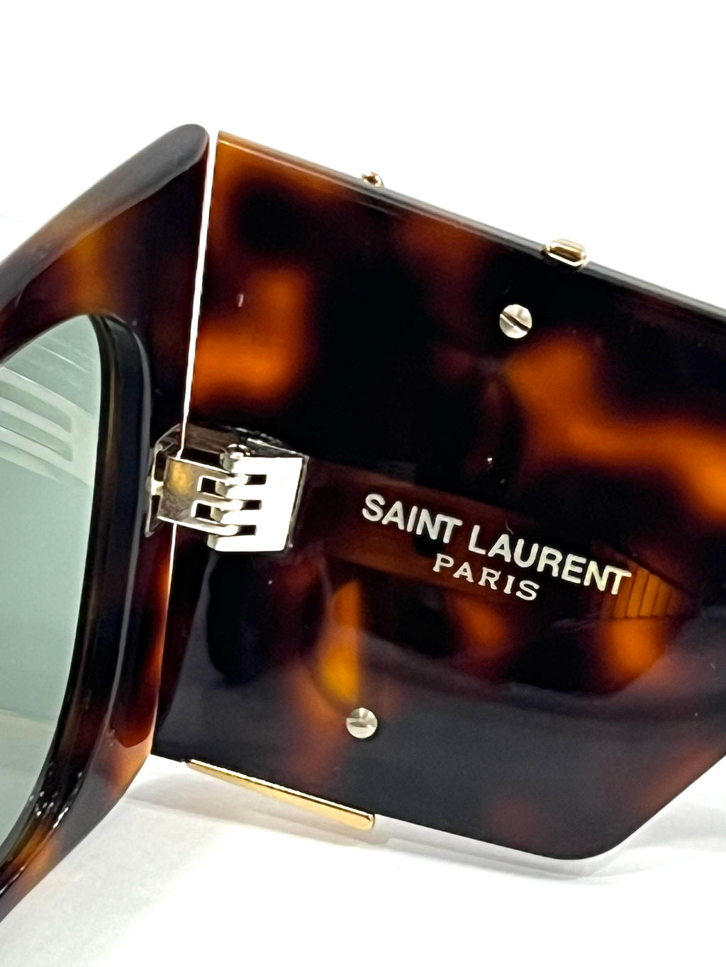 YSL BLAZE OVERSIZED CAT-EYE TORTOISESHELL SUNGLASSES