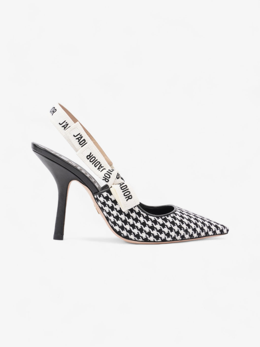 Christian Dior J'Adior Pumps 100 Black / White Tweed EU 39 UK 6