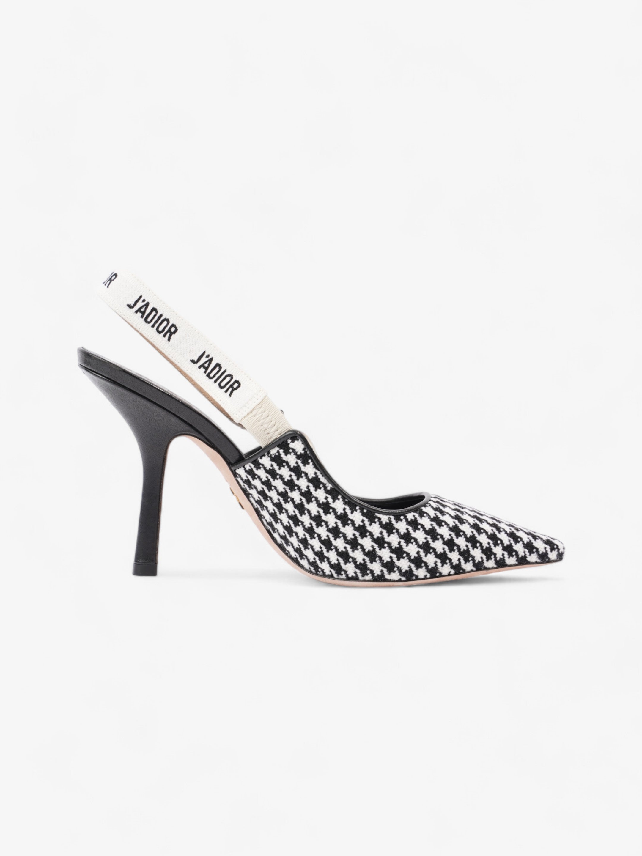 Christian Dior J'Adior Pumps 100 Black / White Tweed EU 39 UK 6