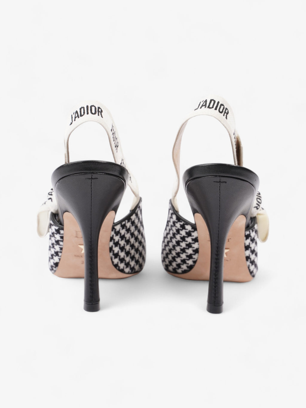 Christian Dior J'Adior Pumps 100 Black / White Tweed EU 39 UK 6