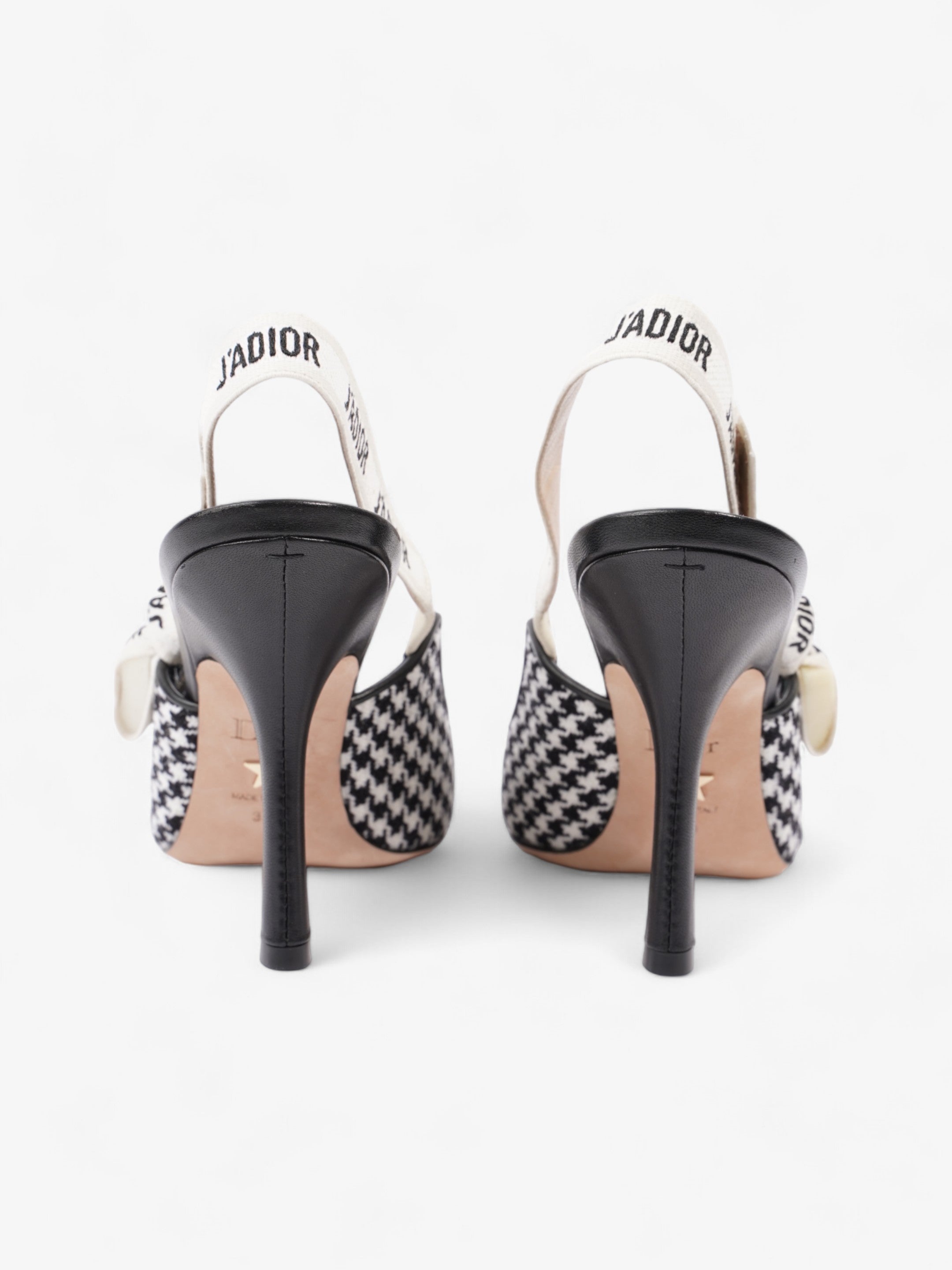 Christian Dior J'Adior Pumps 100 Black / White Tweed EU 39 UK 6
