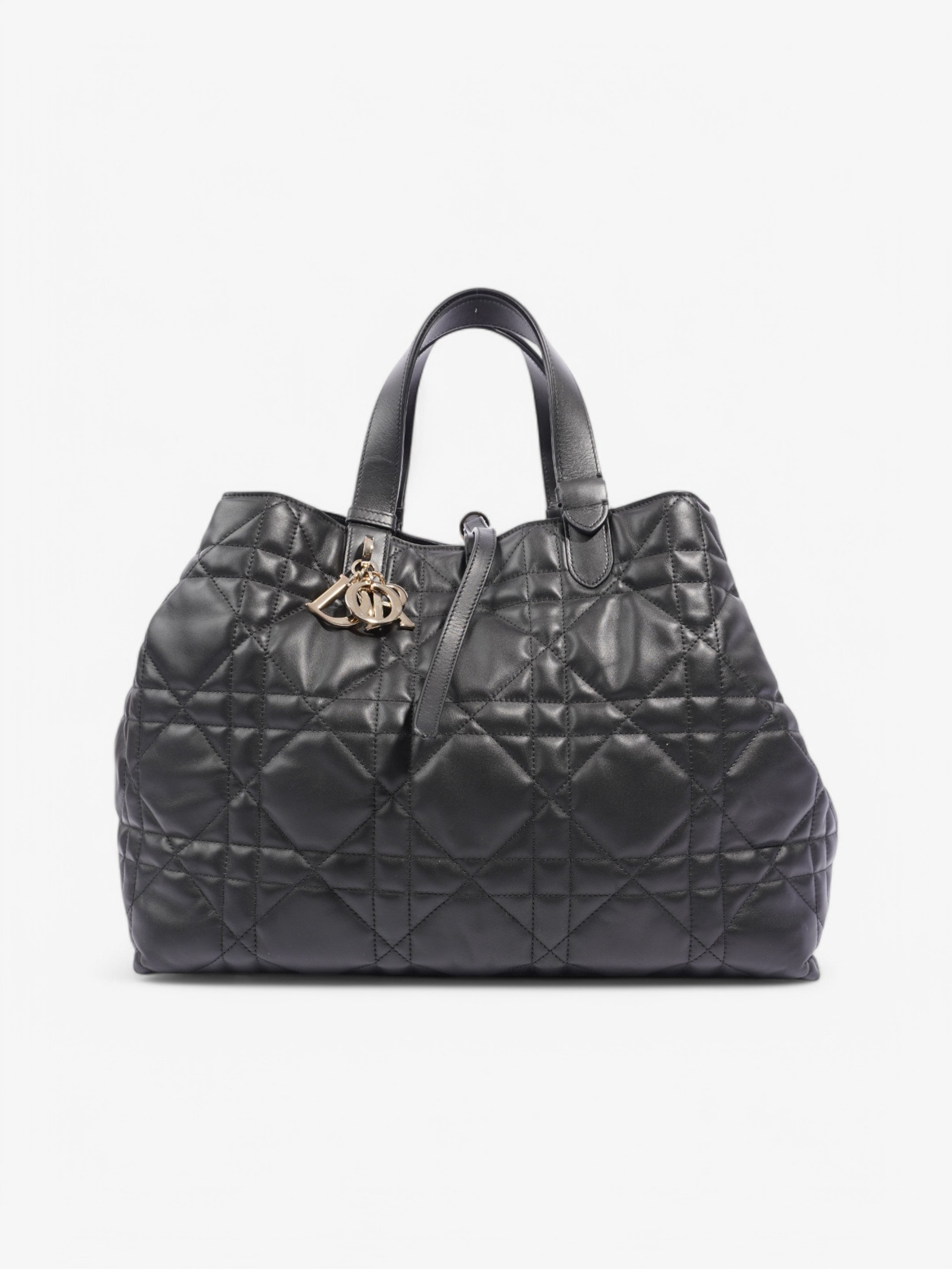 Christian Dior Toujours Black Leather Large