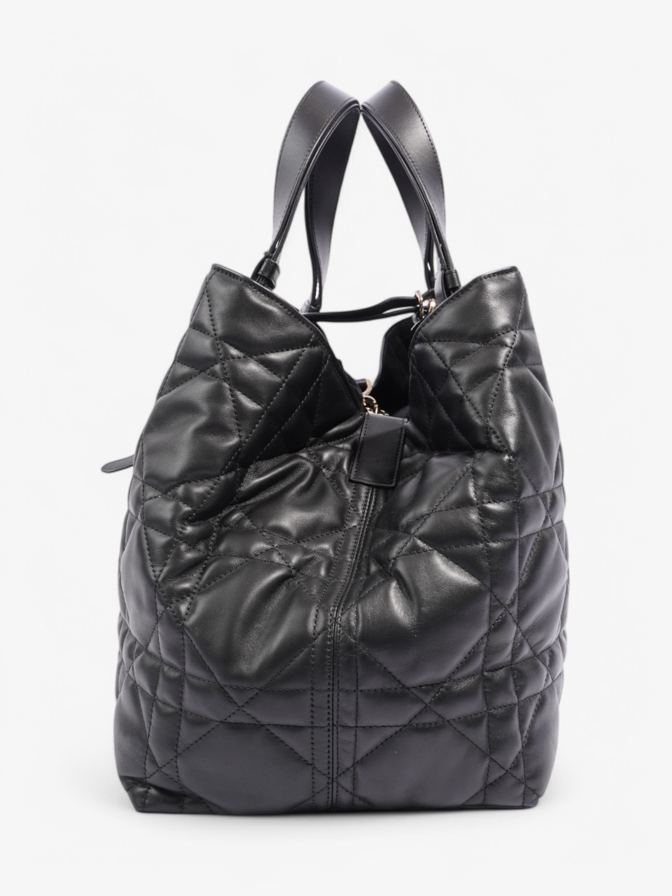 Christian Dior Toujours Black Leather Large