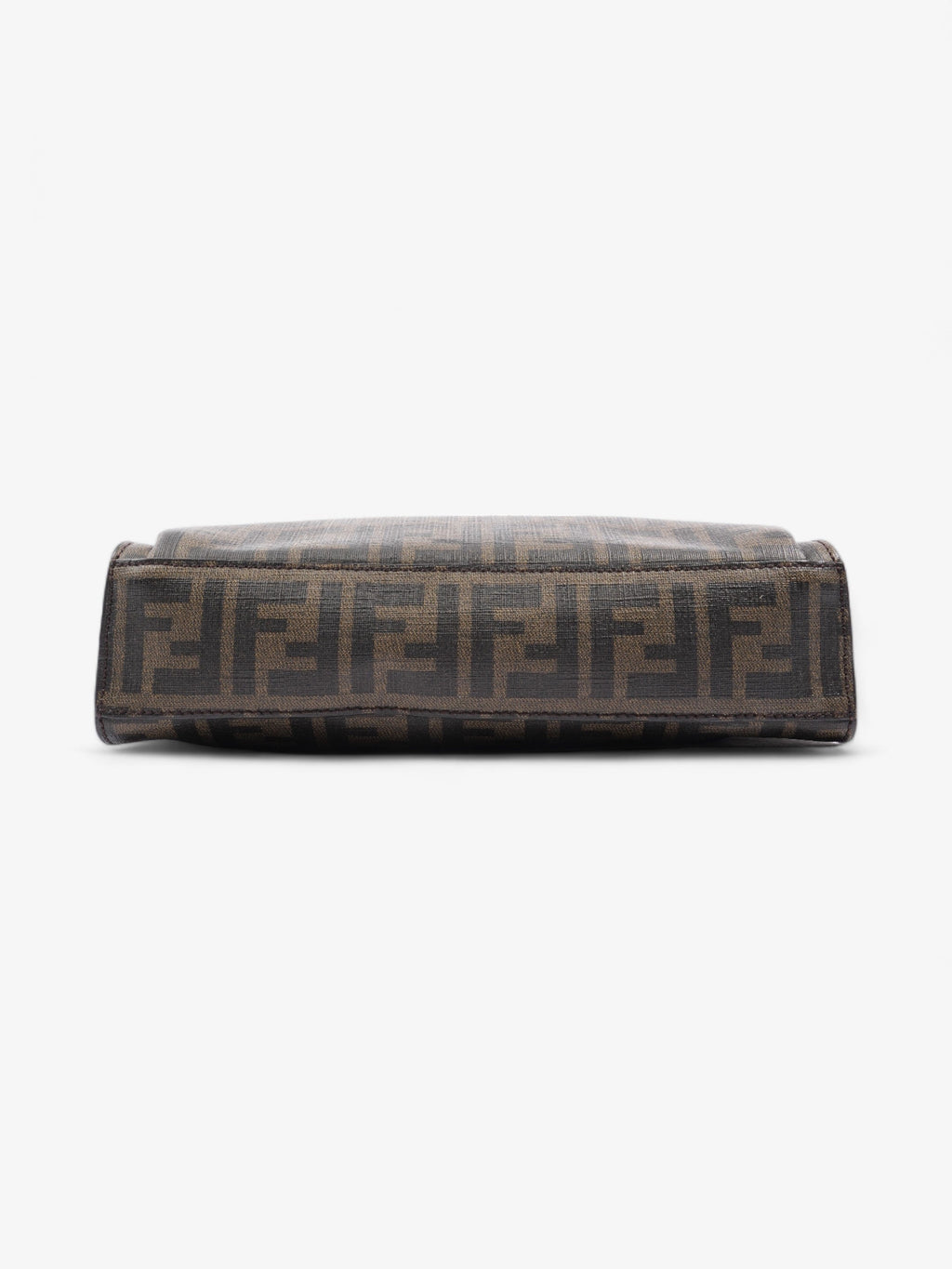 Fendi Zucca Shoulder Bag Brown Canvas