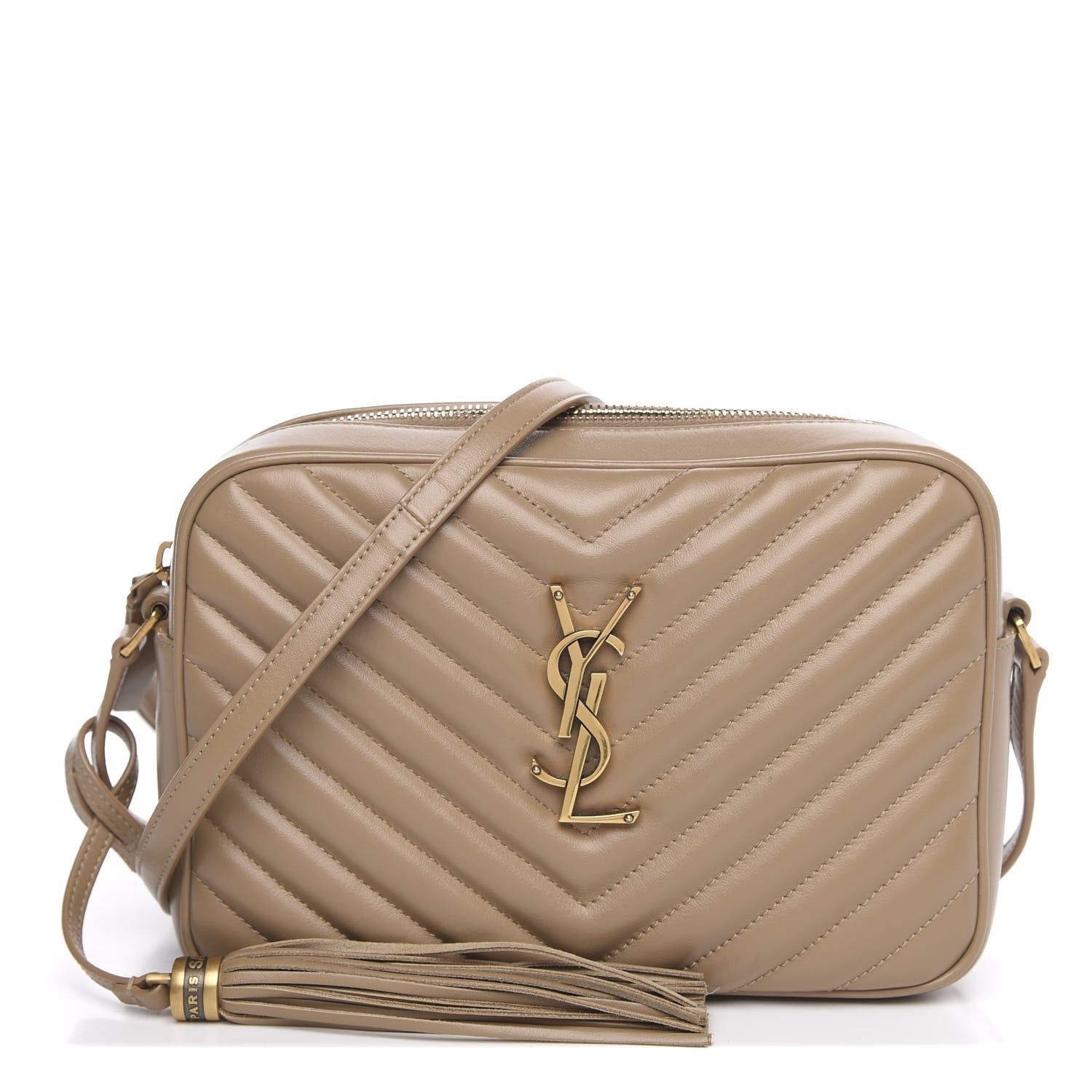 YSL QUILTED CALFSKIN LOU CAMERA CROSSBODY BAG