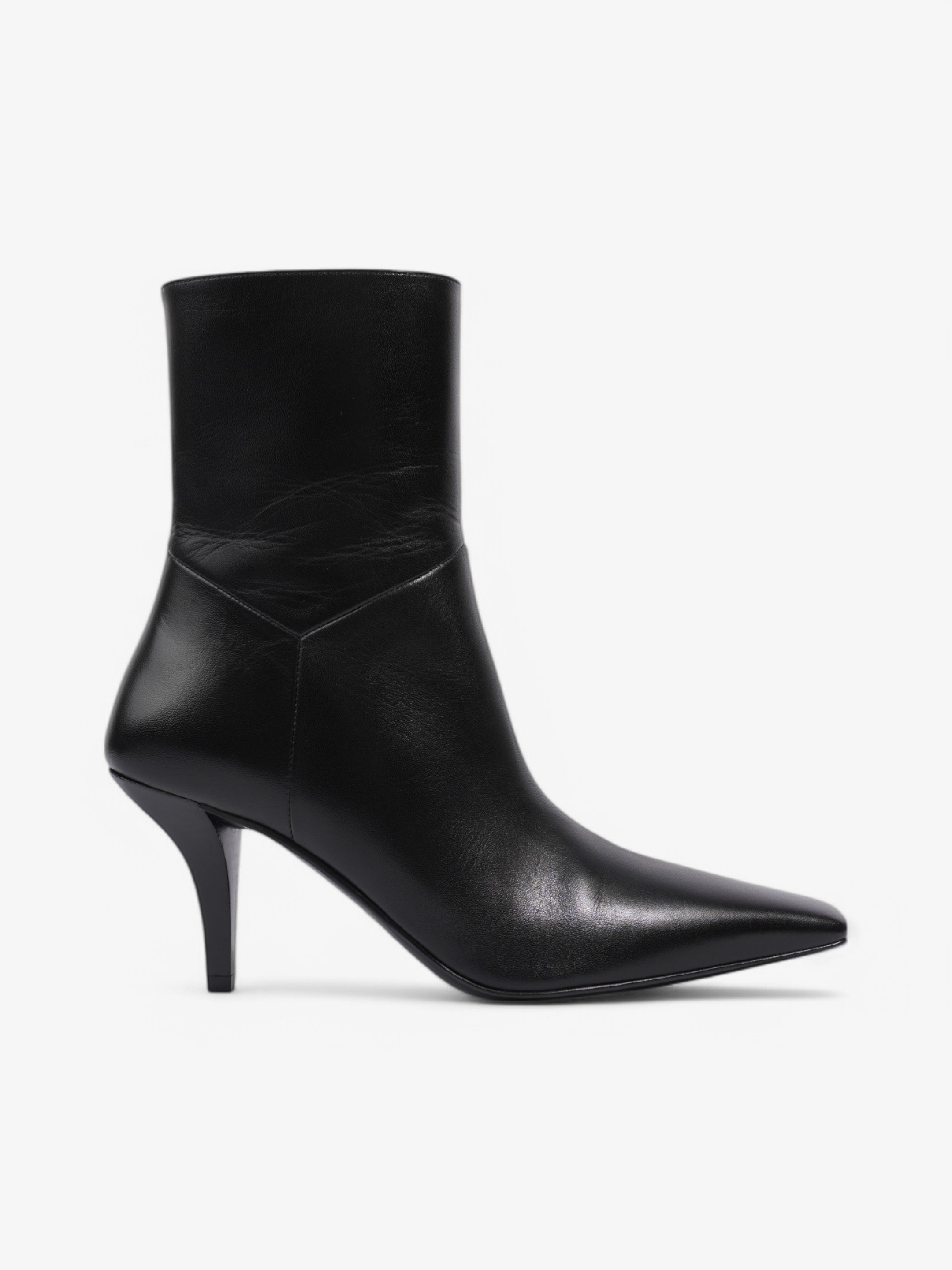 Gucci Ankle Boots 70 Black Leather EU 37 UK 4