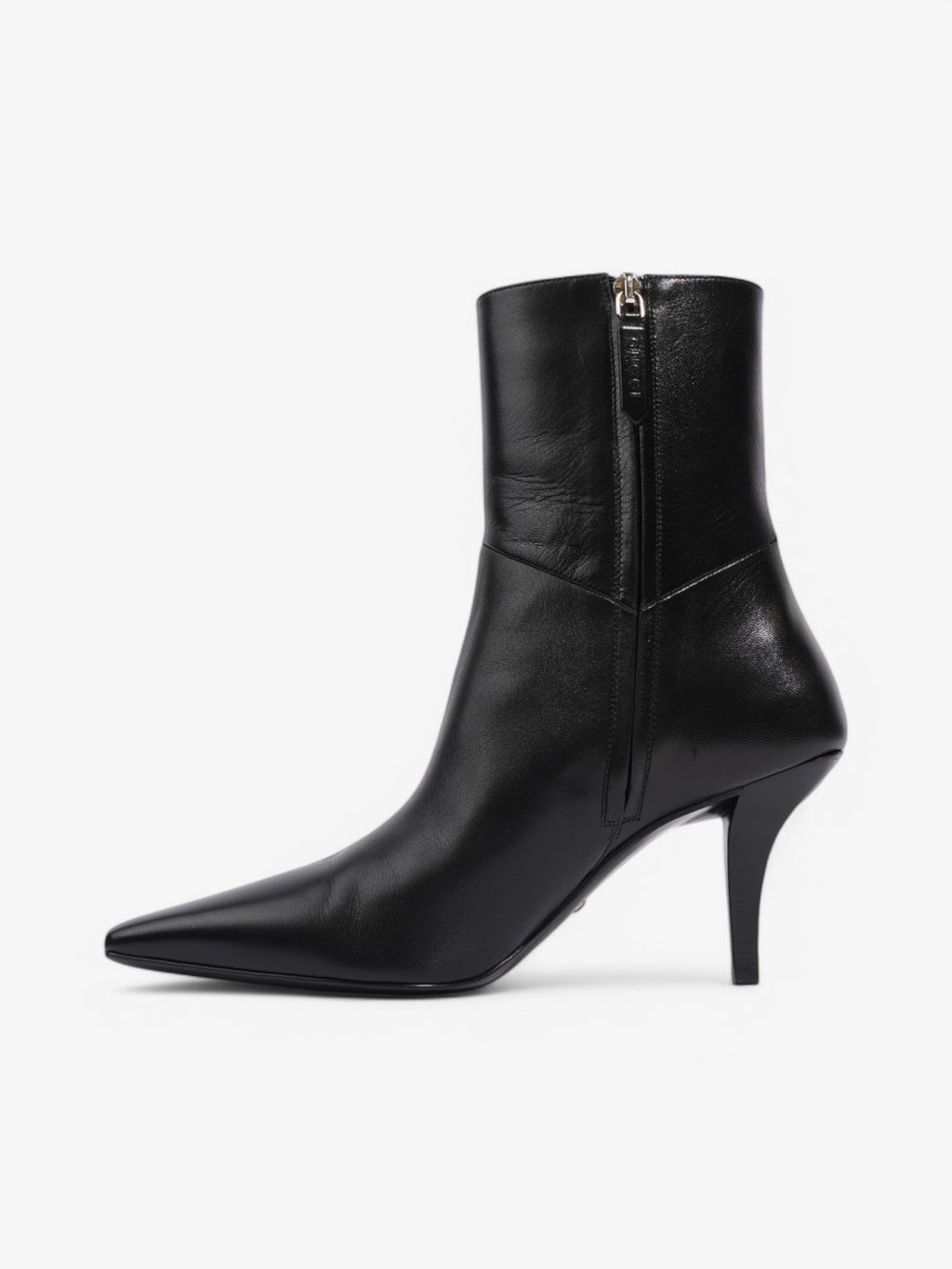Gucci Ankle Boots 70 Black Leather EU 37 UK 4
