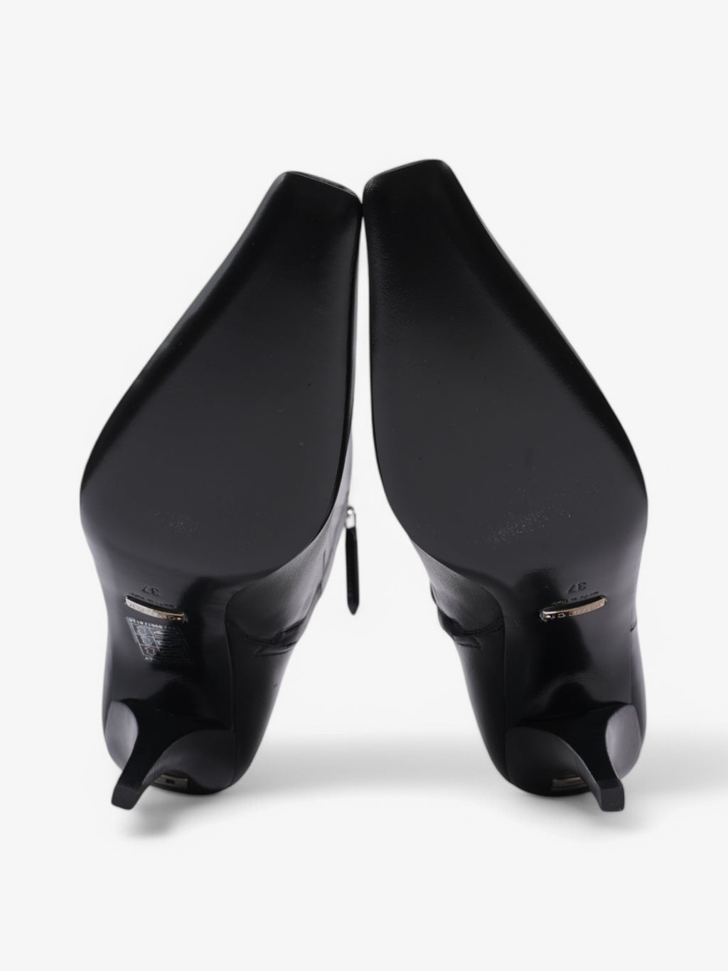 Gucci Ankle Boots 70 Black Leather EU 37 UK 4