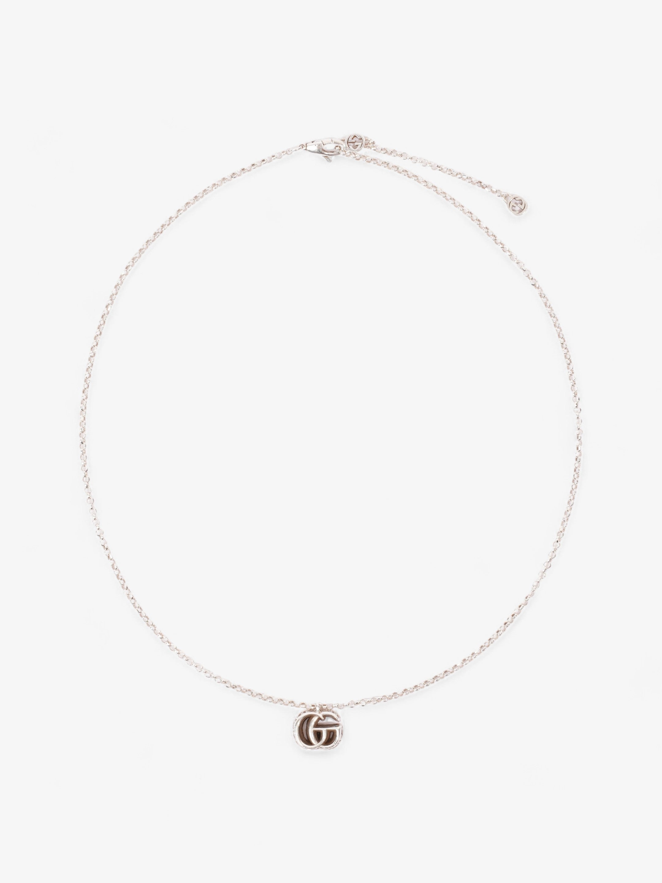 Gucci GG Necklace Silver Silver Sterling