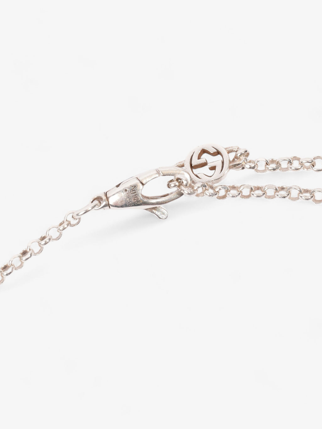 Gucci GG Necklace Silver Silver Sterling