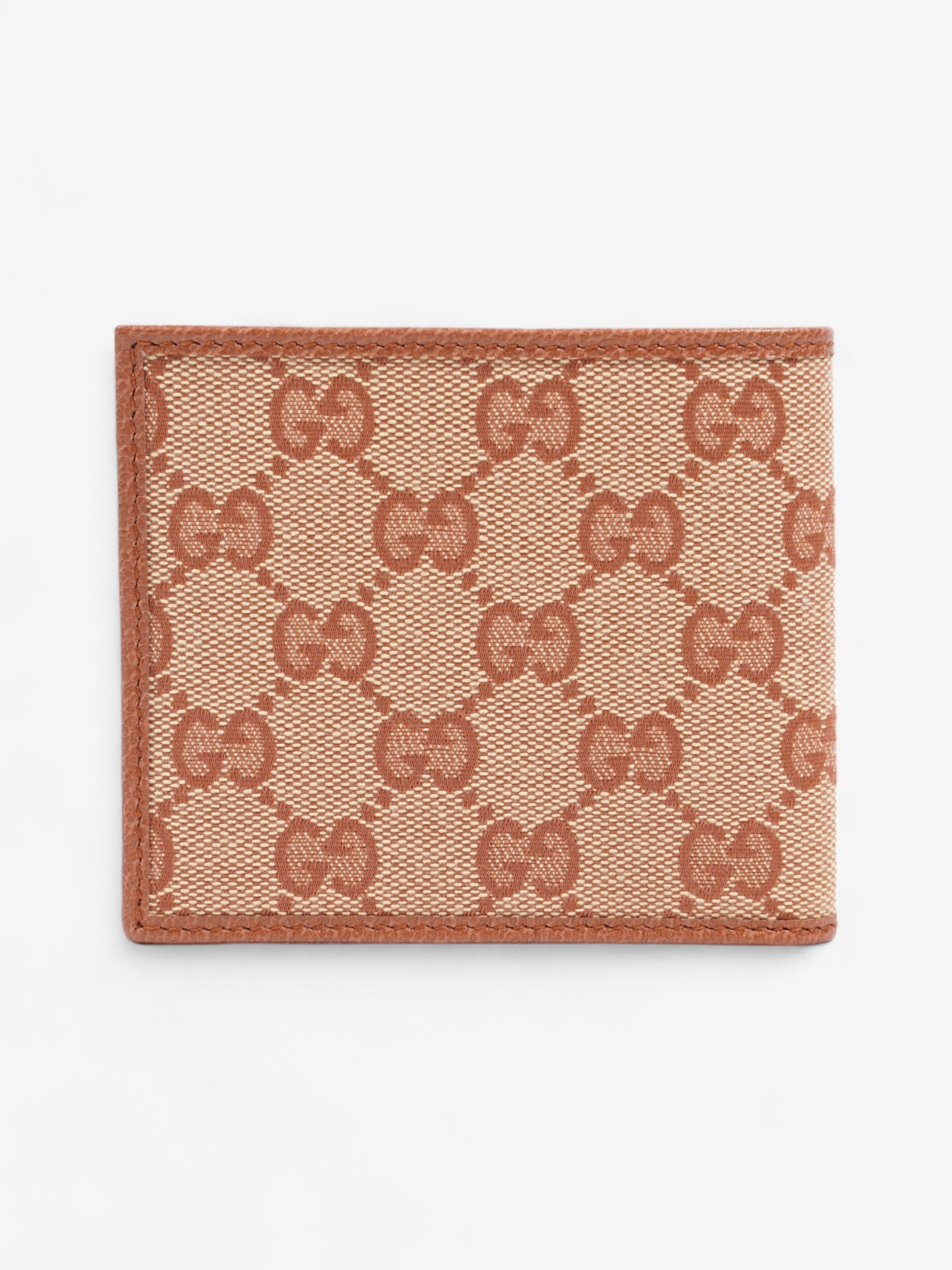 Gucci LA Dodgers Bi-Fold Wallet Beige / Brown Canvas