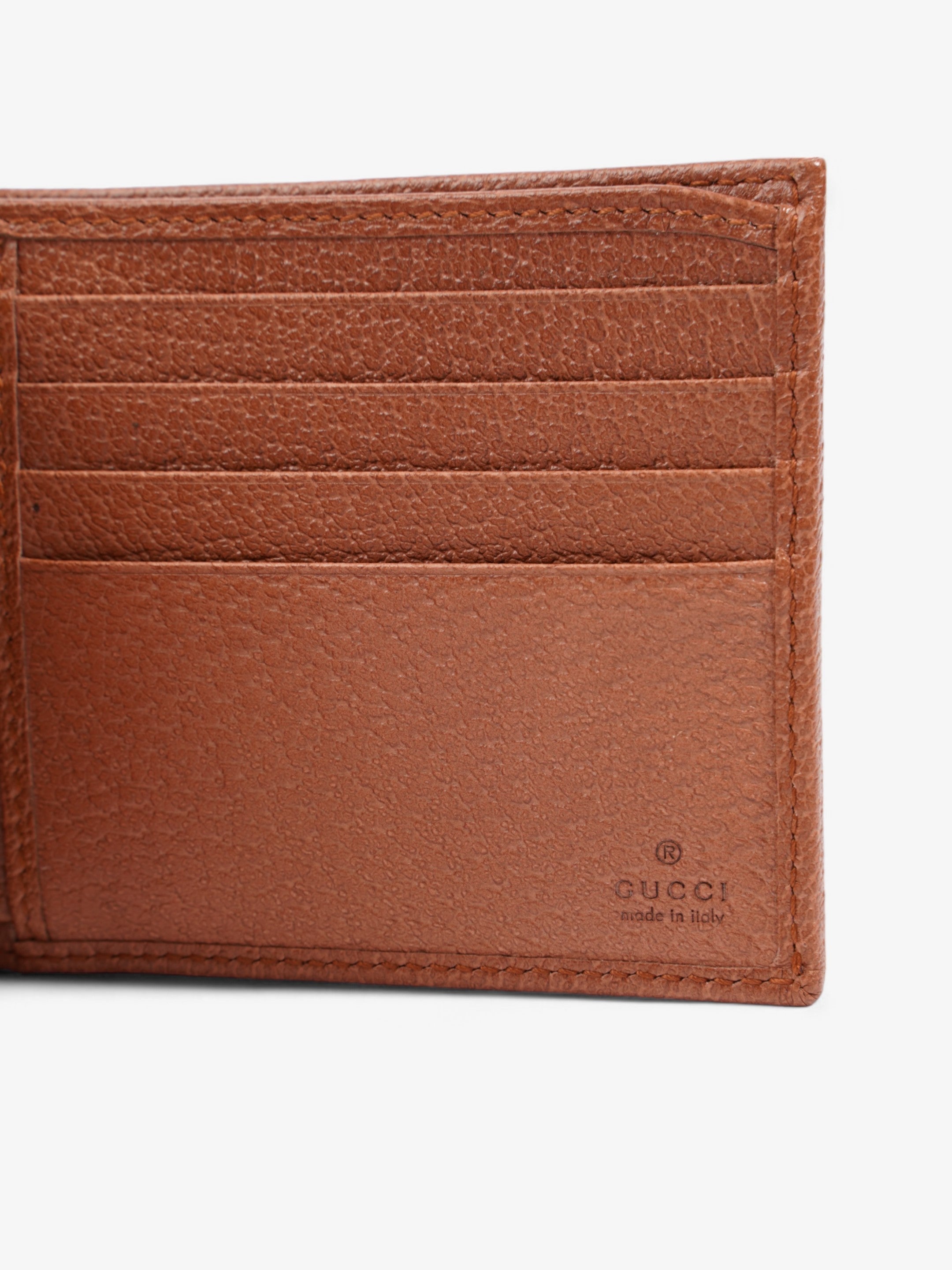Gucci LA Dodgers Bi-Fold Wallet Beige / Brown Canvas