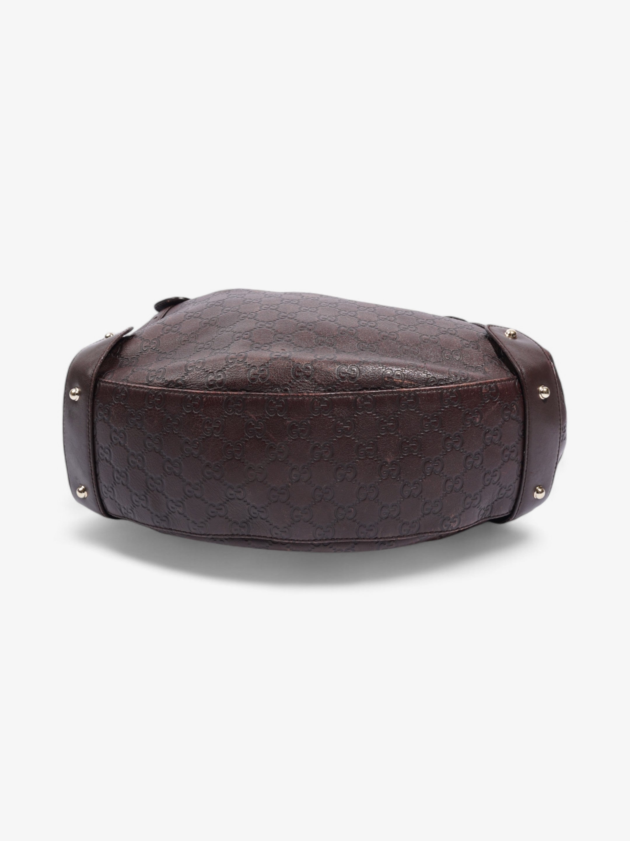 Gucci Pelham Dark Brown Guccissima Leather Medium