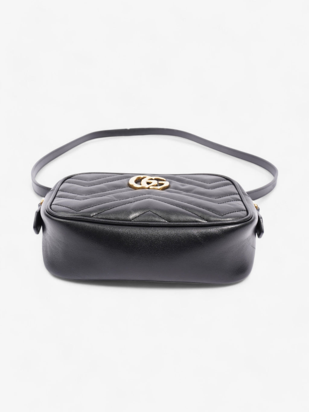 Gucci GG Marmont Black Matelasse Leather Mini
