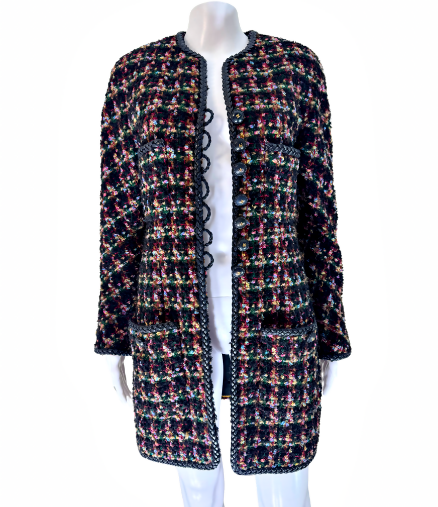 Chanel Vintage 1992 Runway Tweed Jacket