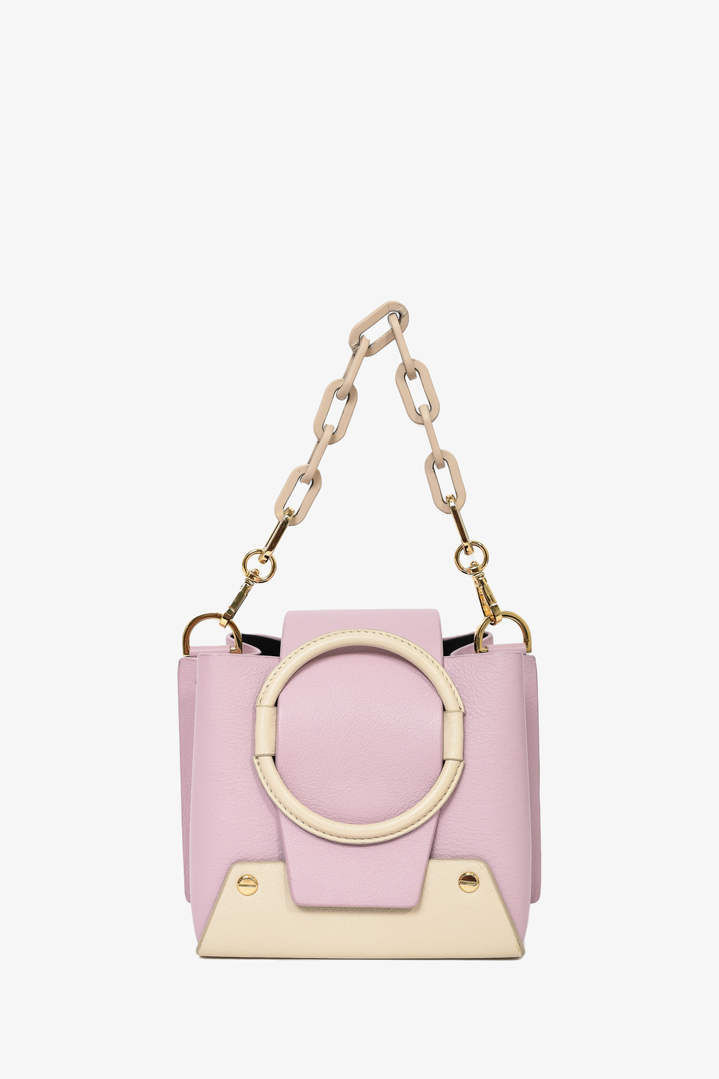 Yuzefi Purple Leather Crossbody GHW Bag