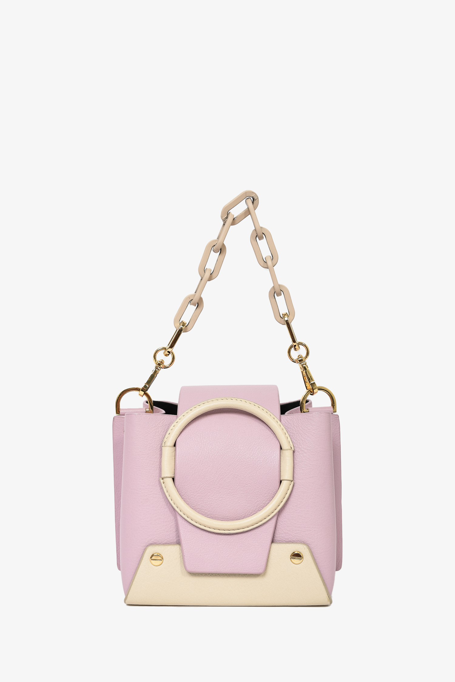 Yuzefi Purple Leather Crossbody GHW Bag