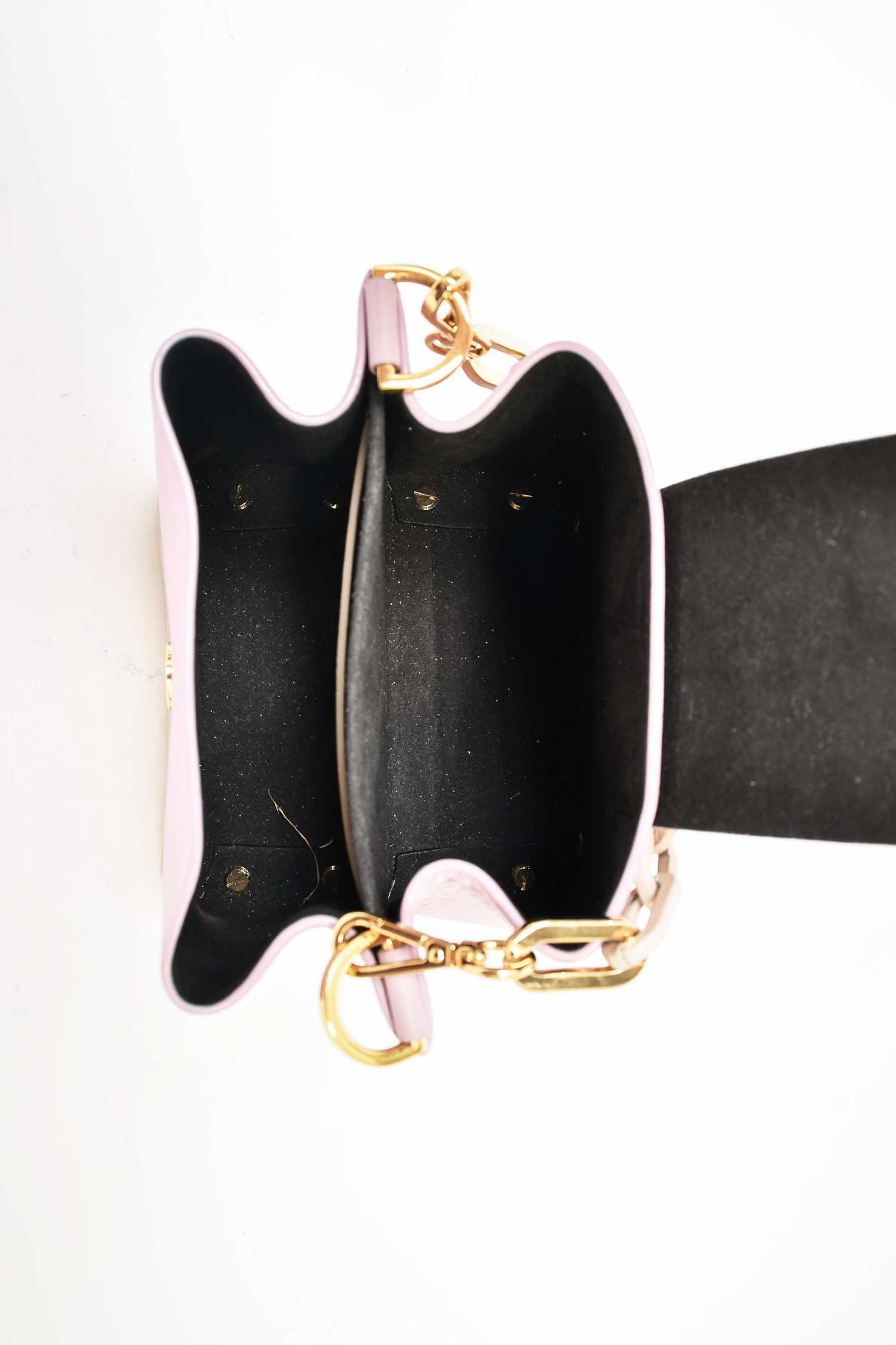 Yuzefi Purple Leather Crossbody GHW Bag