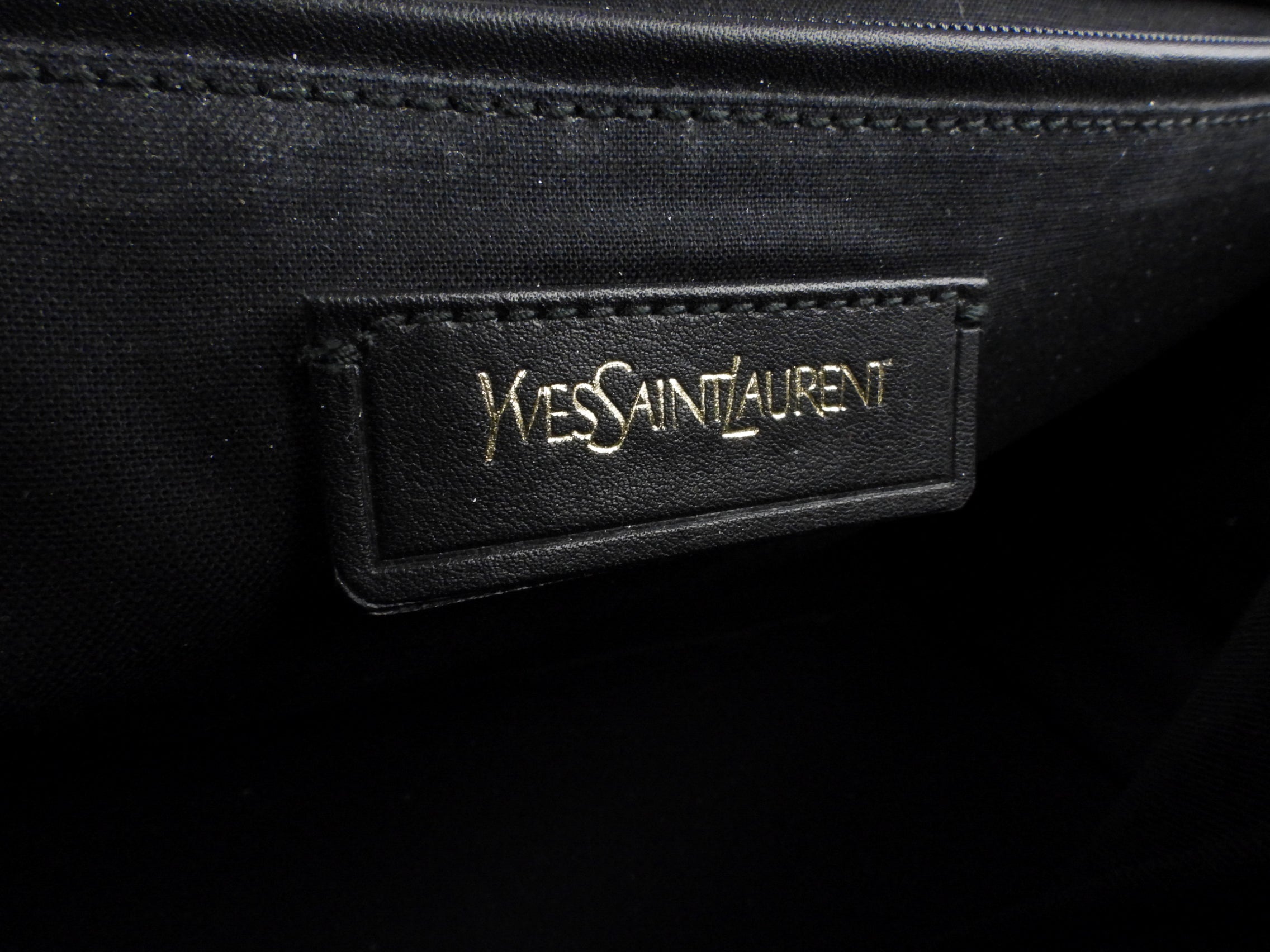 Yves Saint Laurent Brown Python Leather Cabas Tote