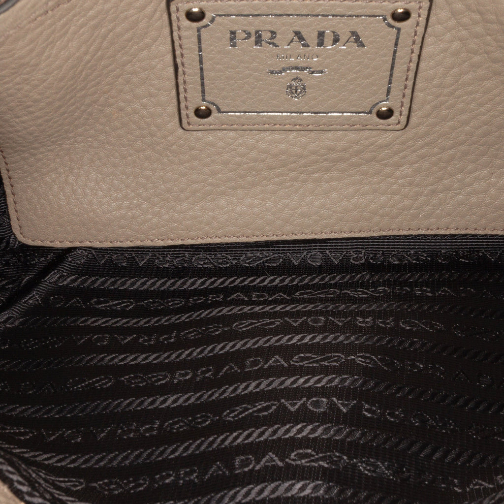 Flat Zip Crossbody Bag Vitello Daino Mini