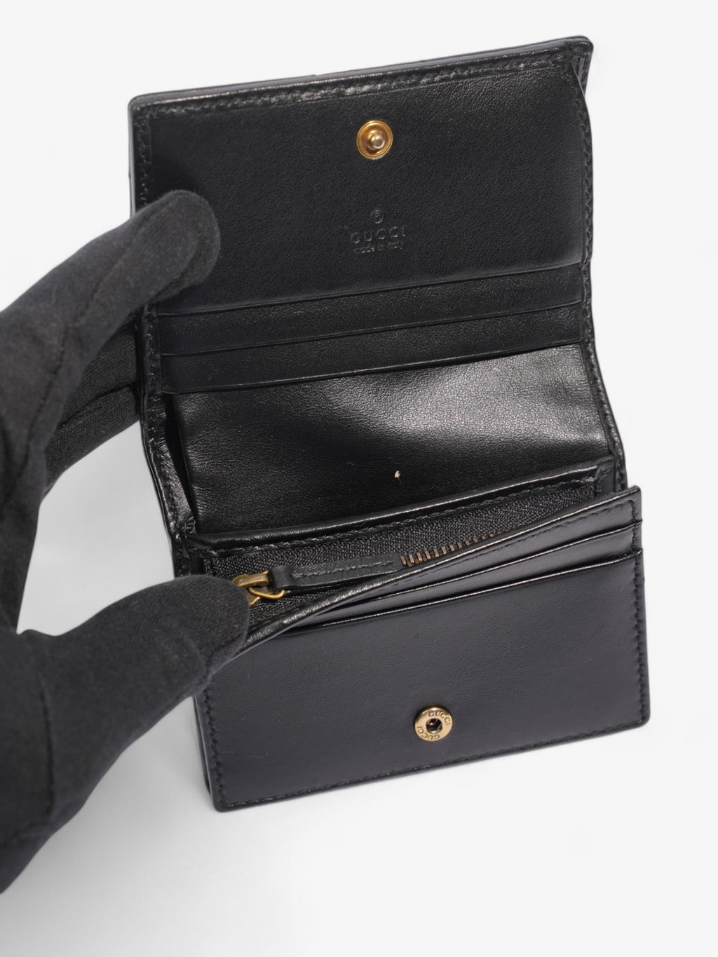 Gucci GG Marmont Wallet Black Leather
