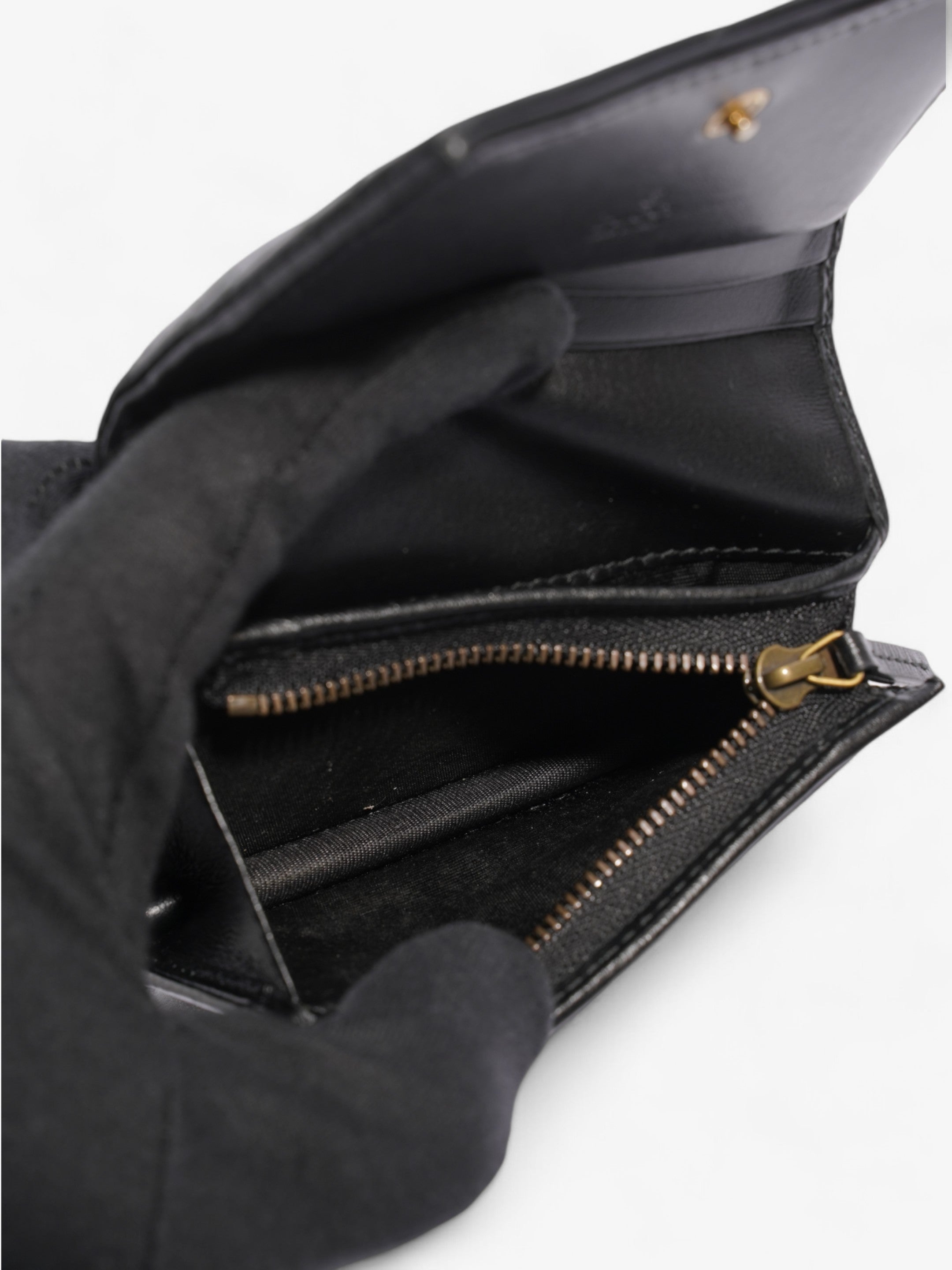 Gucci GG Marmont Wallet Black Leather