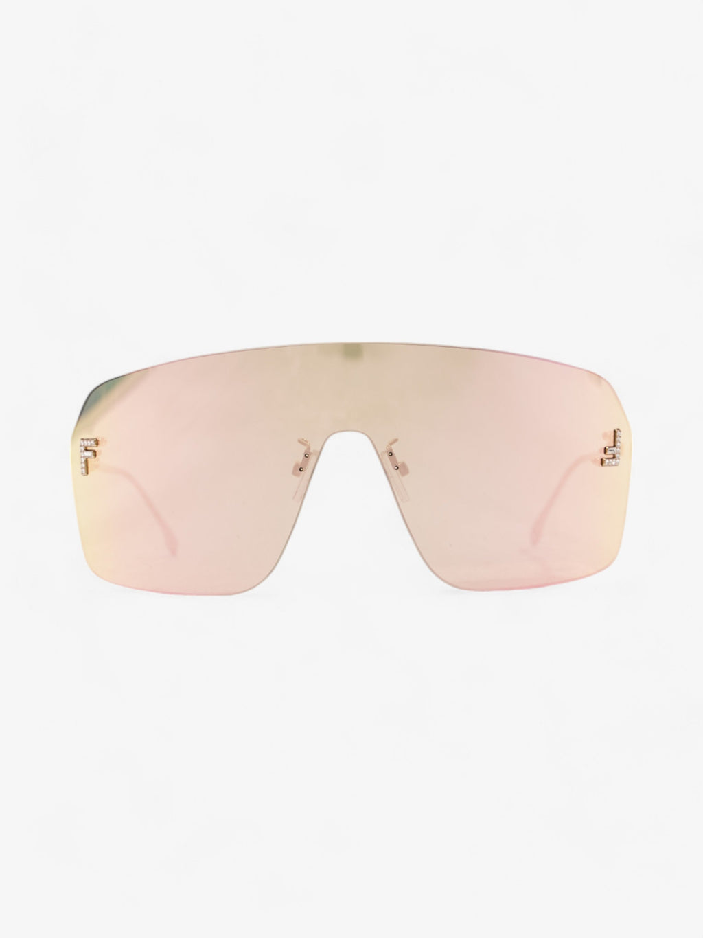 Fendi First ShieldSunglasses Iridescent / Gold Base Metal