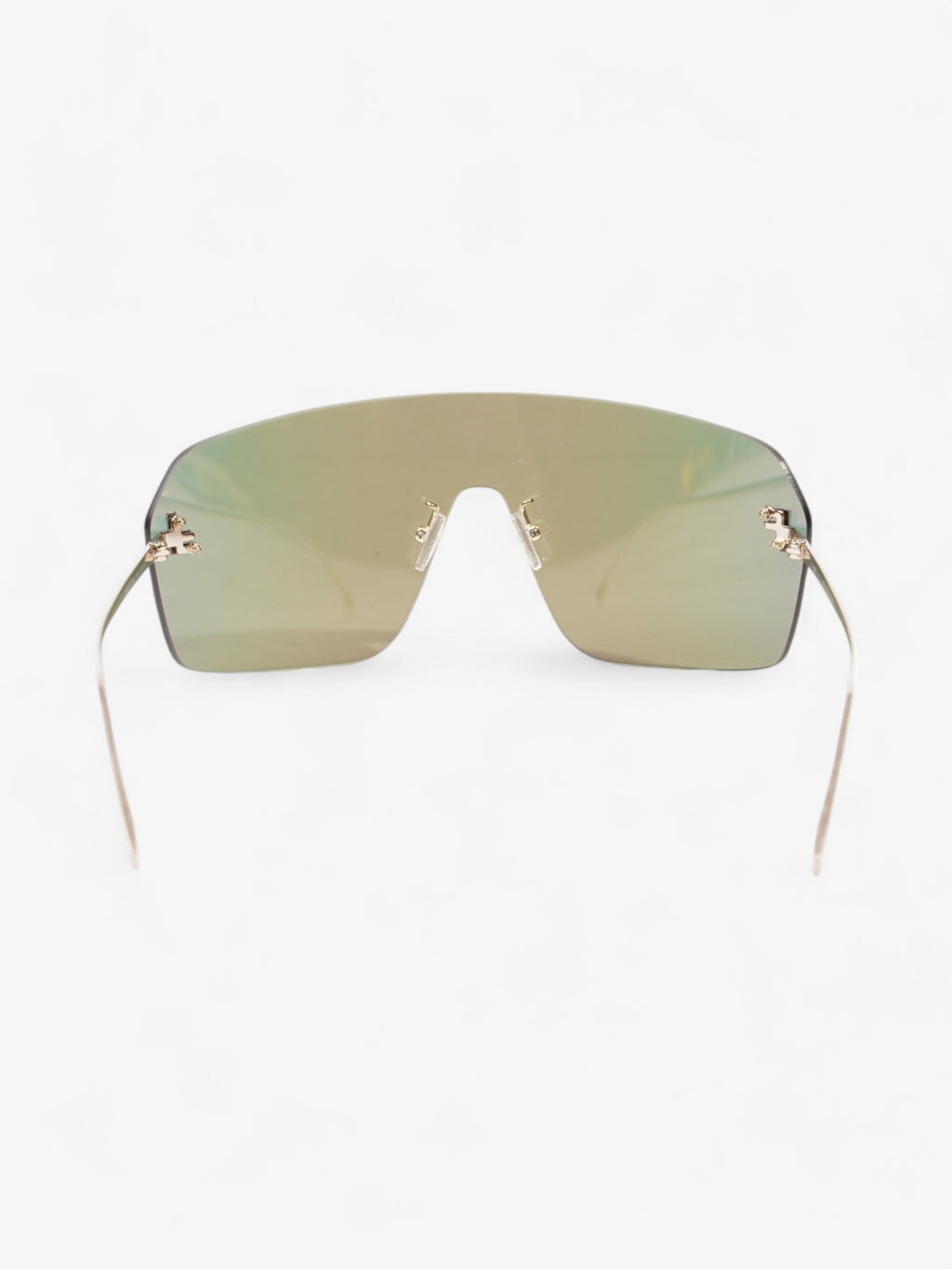 Fendi First ShieldSunglasses Iridescent / Gold Base Metal