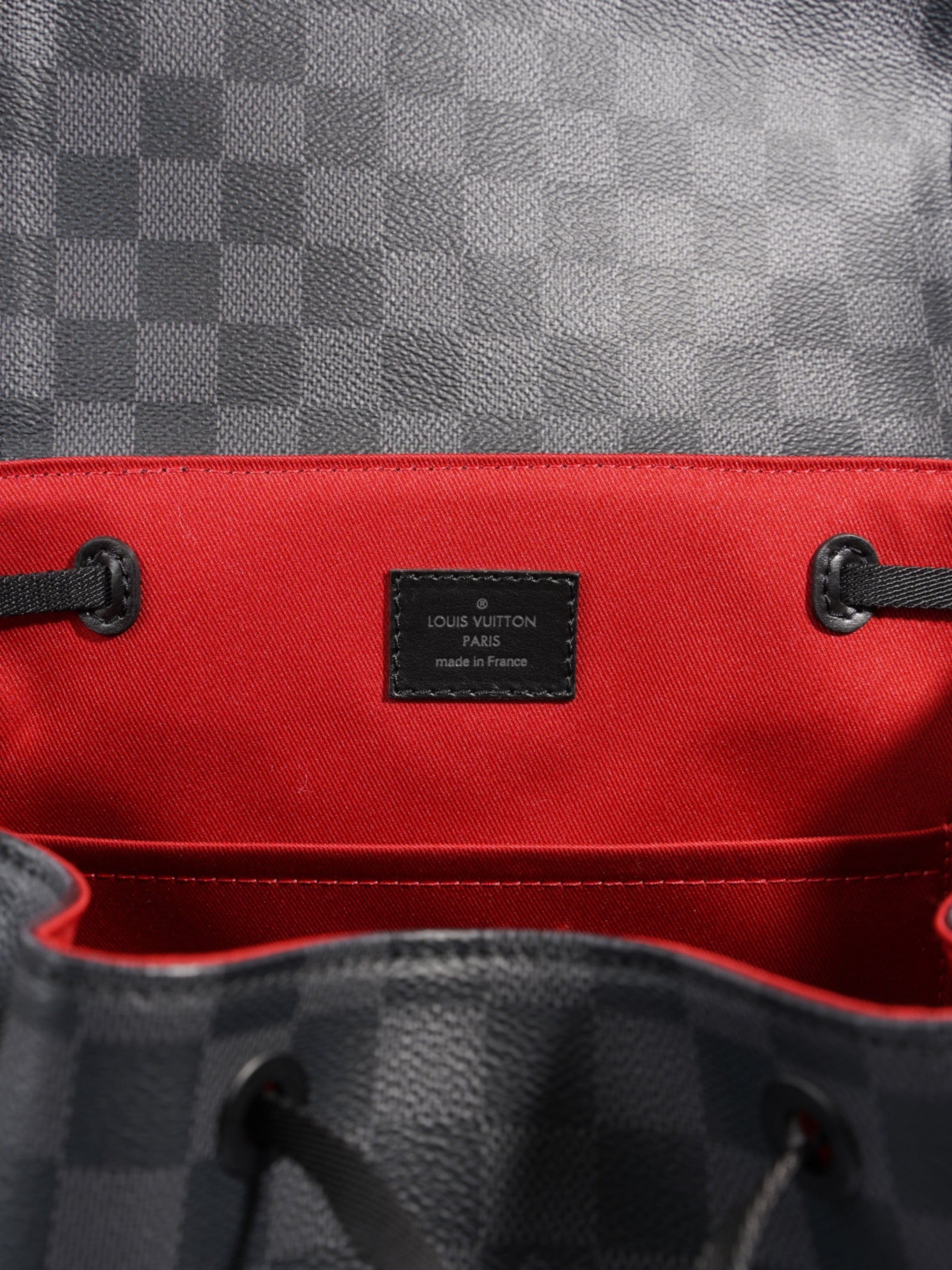 Louis Vuitton Utility Backpack Damier Graphite Canvas