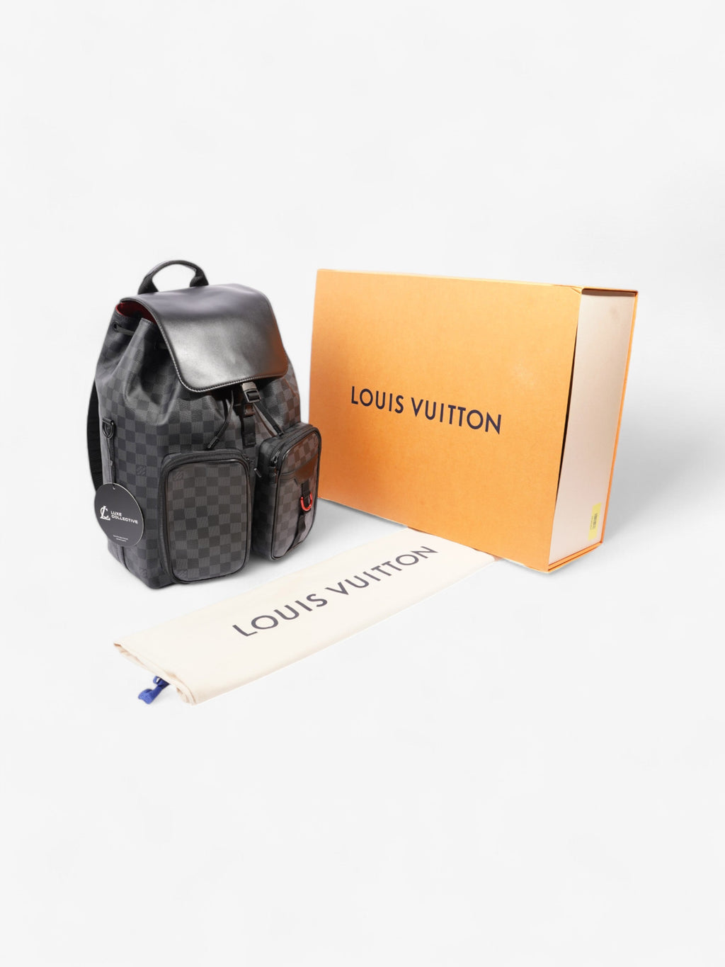 Louis Vuitton Utility Backpack Damier Graphite Canvas