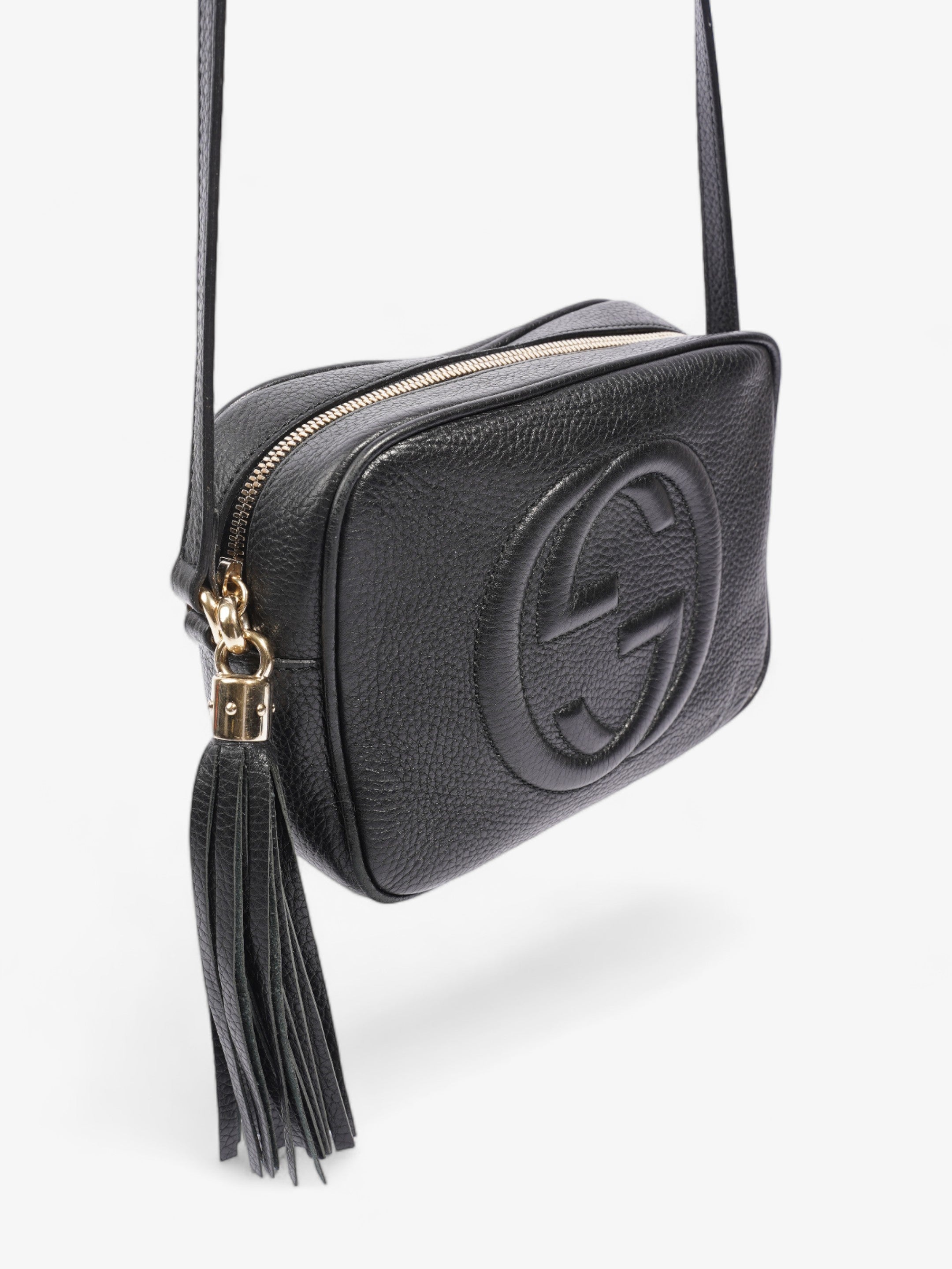 Gucci Soho Disco  Black Leather Small