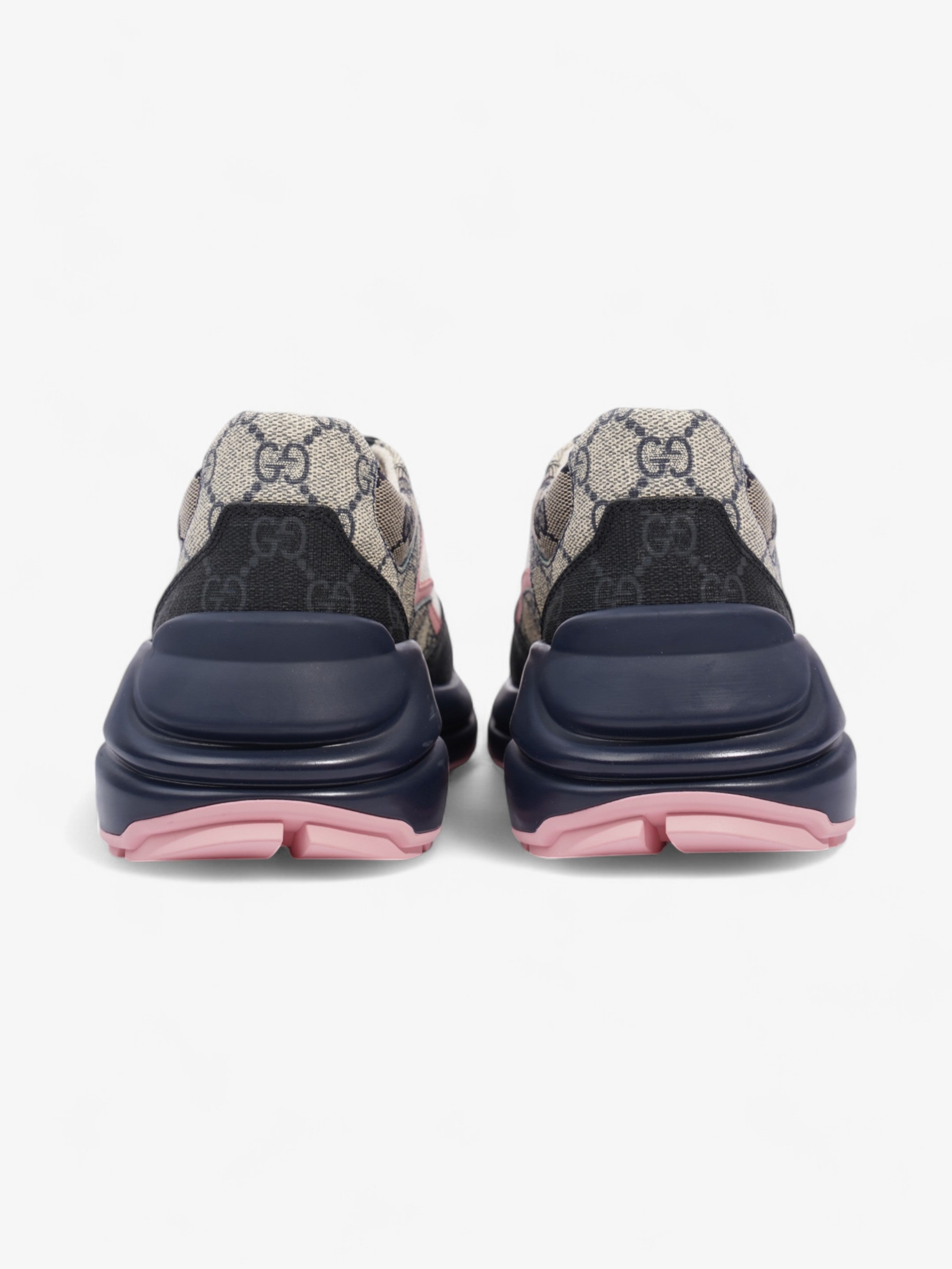Gucci Rhyton GG Supreme / Navy Blue / White Canvas EU 37.5 UK 4.5
