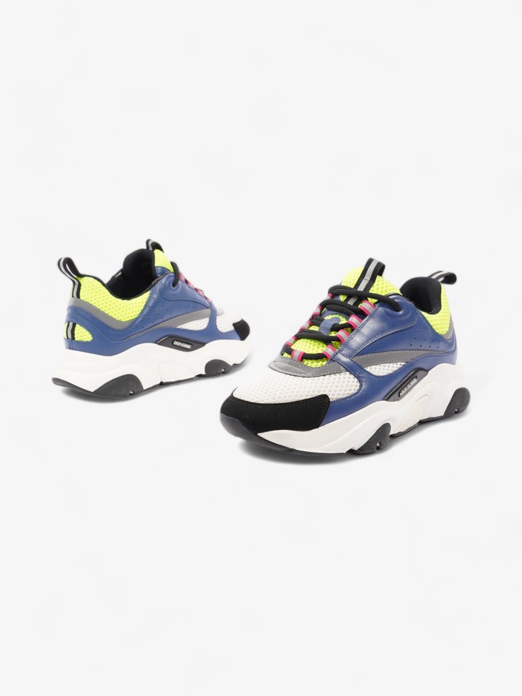 Christian Dior B22 Blue / White / Neon Green Mesh EU 40 UK 7