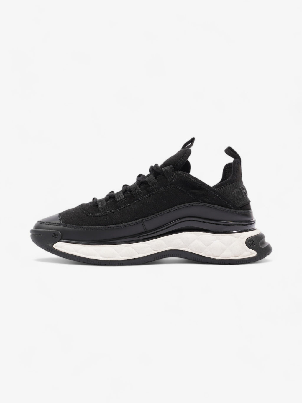 Chanel CC Runner Black / White Suede EU 39 UK 6